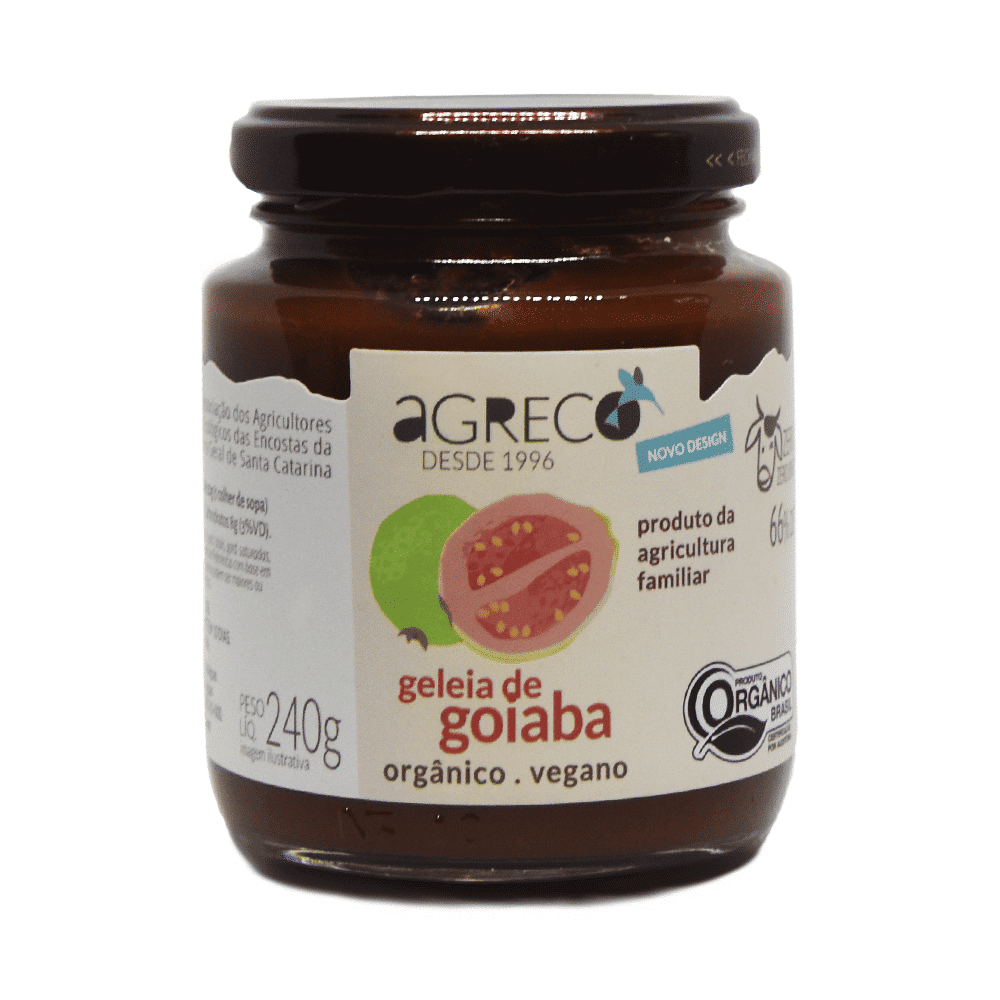 Geleia De Goiaba Orgânica Agreco - 240G Geleia De Goiaba Orgânica Agreco - 240G