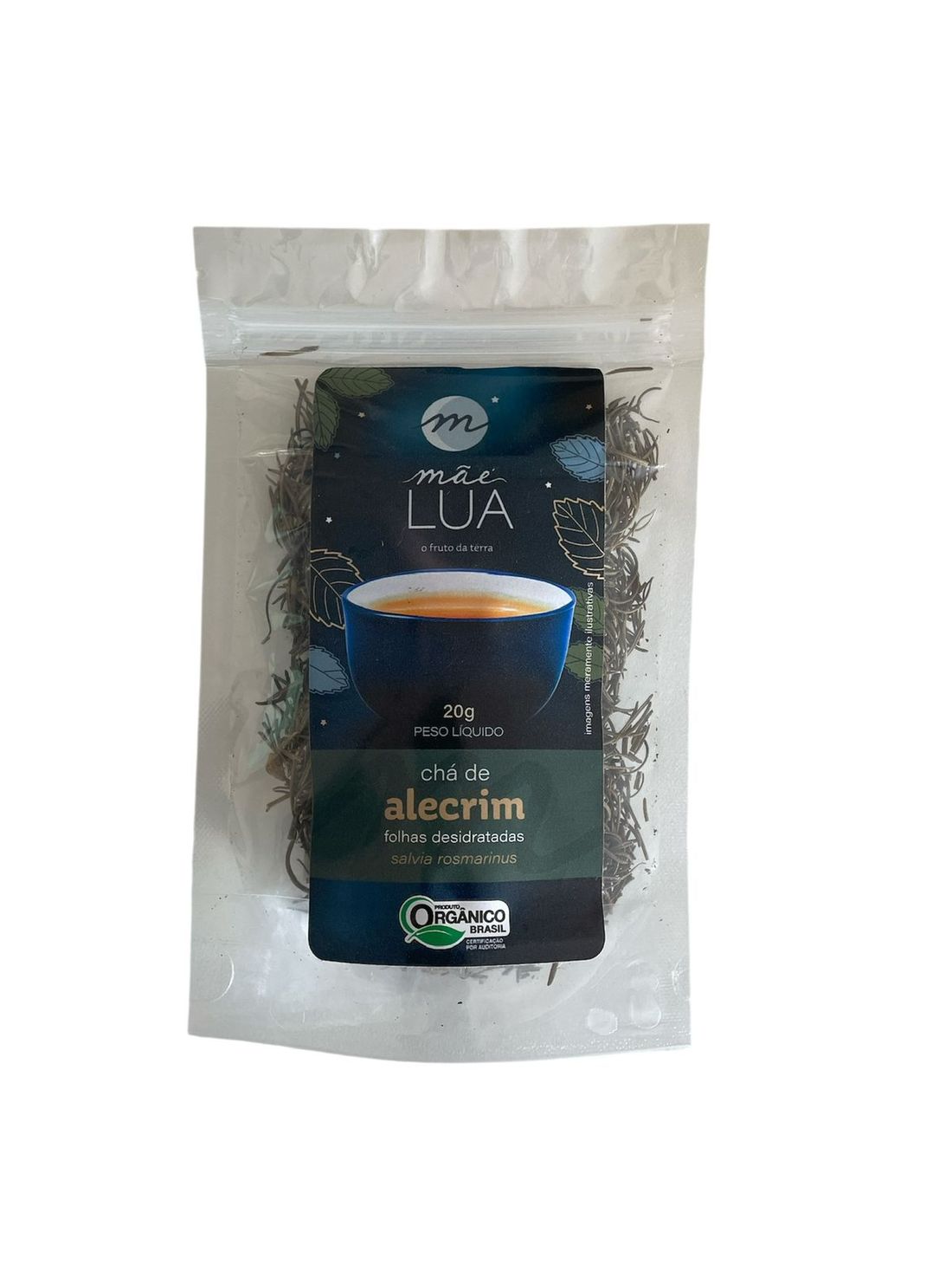 Chá de Alecrim Desidratado Orgânico (20g)- Mãe Lua