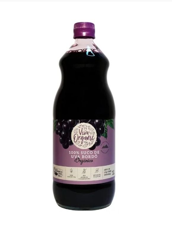 Suco de Uva Bordô Orgânico 1L Viva Organic Suco de Uva Bordô Orgânico 1L Viva Organic