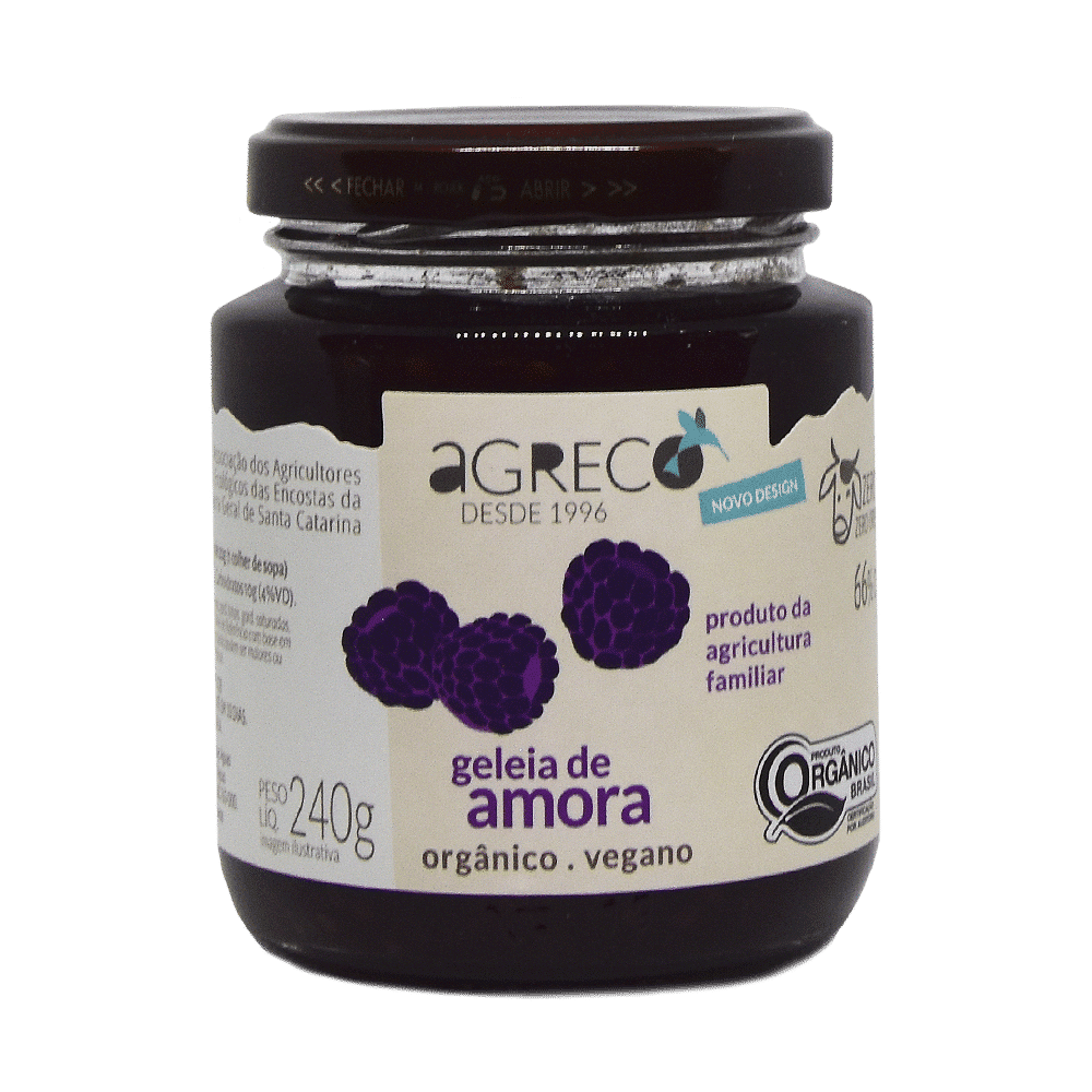 Geleia de Amora Orgânica - 240g