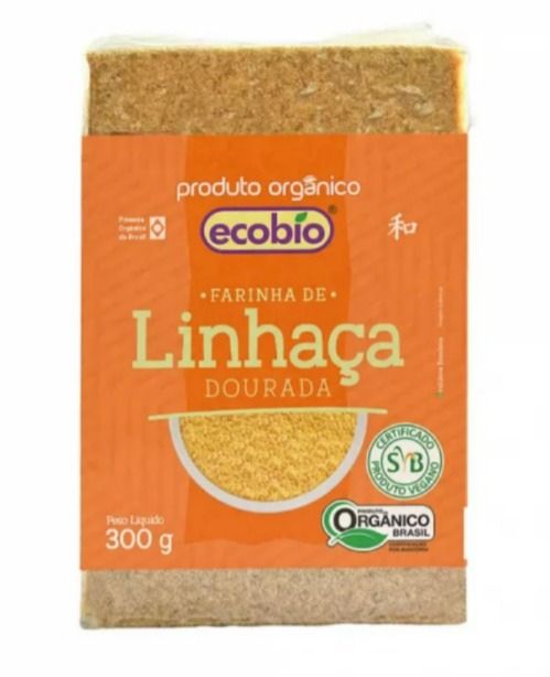 Farinha De Linhaça Dourada Orgânica ECOBIO - 300G Farinha De Linhaça Dourada Orgânica ECOBIO - 300G