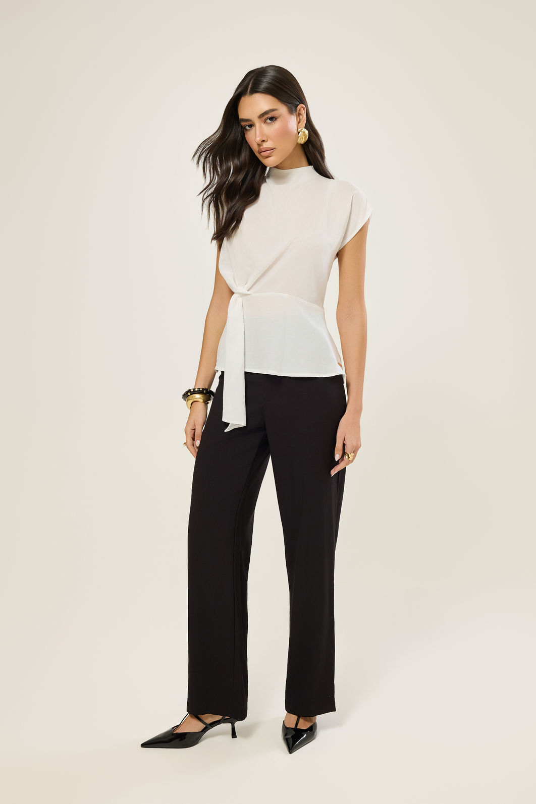 Calca Wide Alfaiataria Calca Wide Alfaiataria