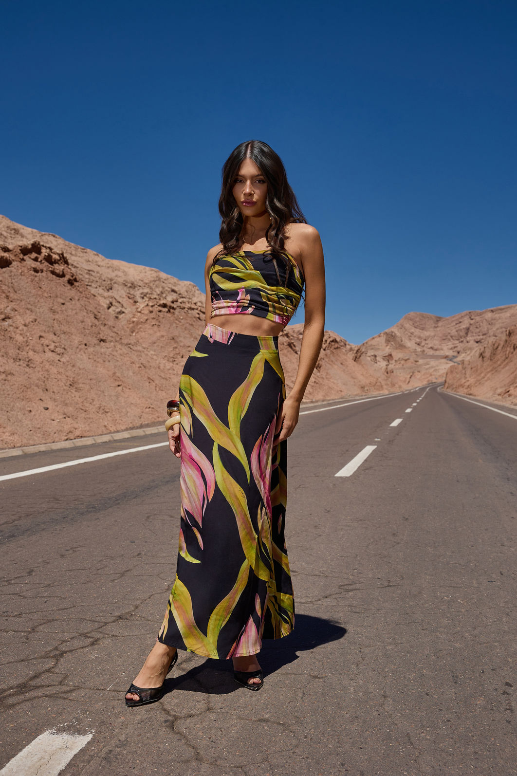 Cropped Floral Estampa Exclusiva