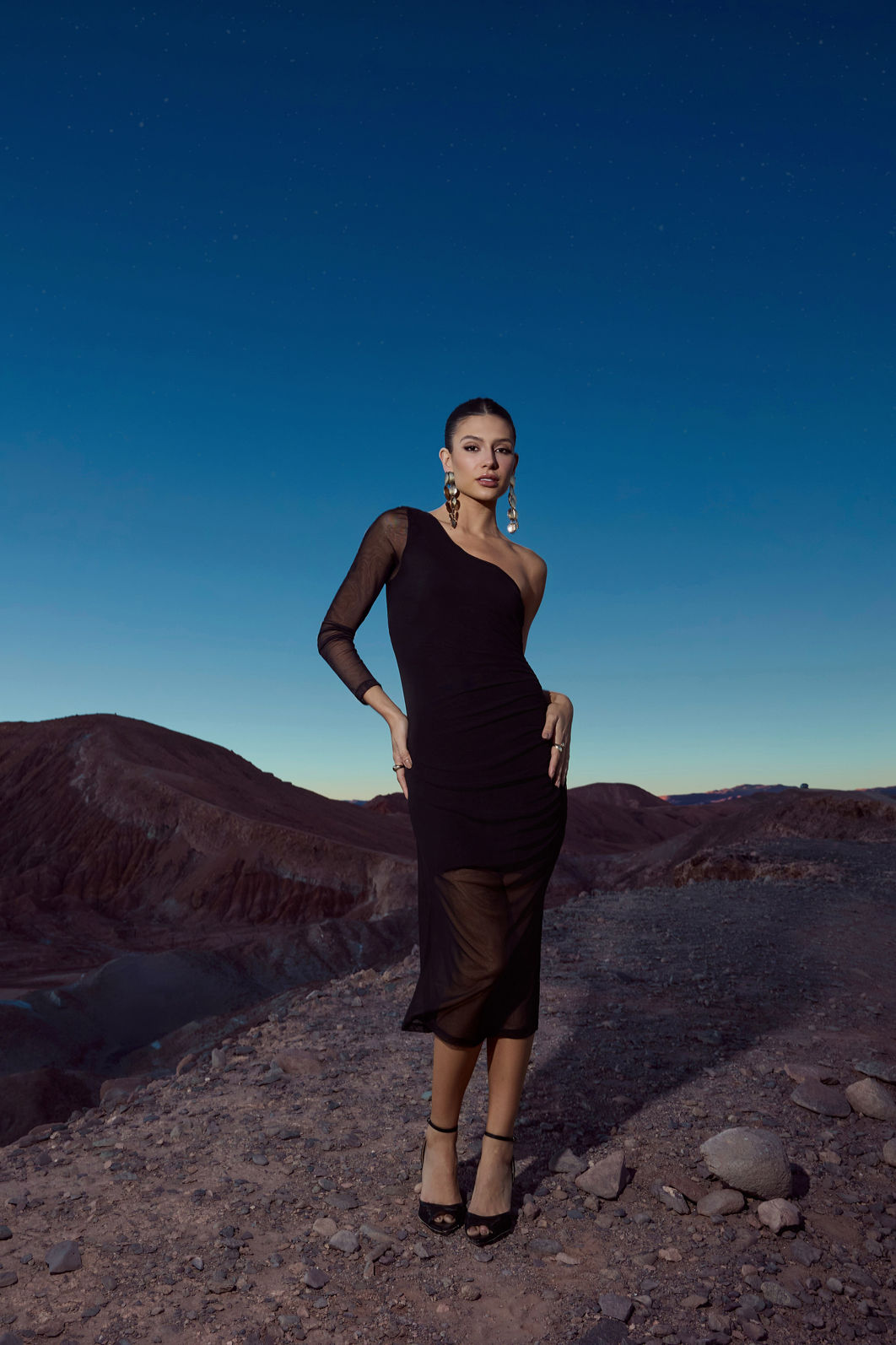 Vestido Ombro Só Em Tule Vestido Ombro Só Em Tule