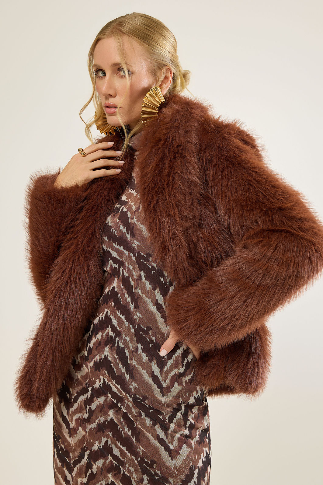 Casaco Em Pelo Sintetico Casaco Em Pelo Sintetico