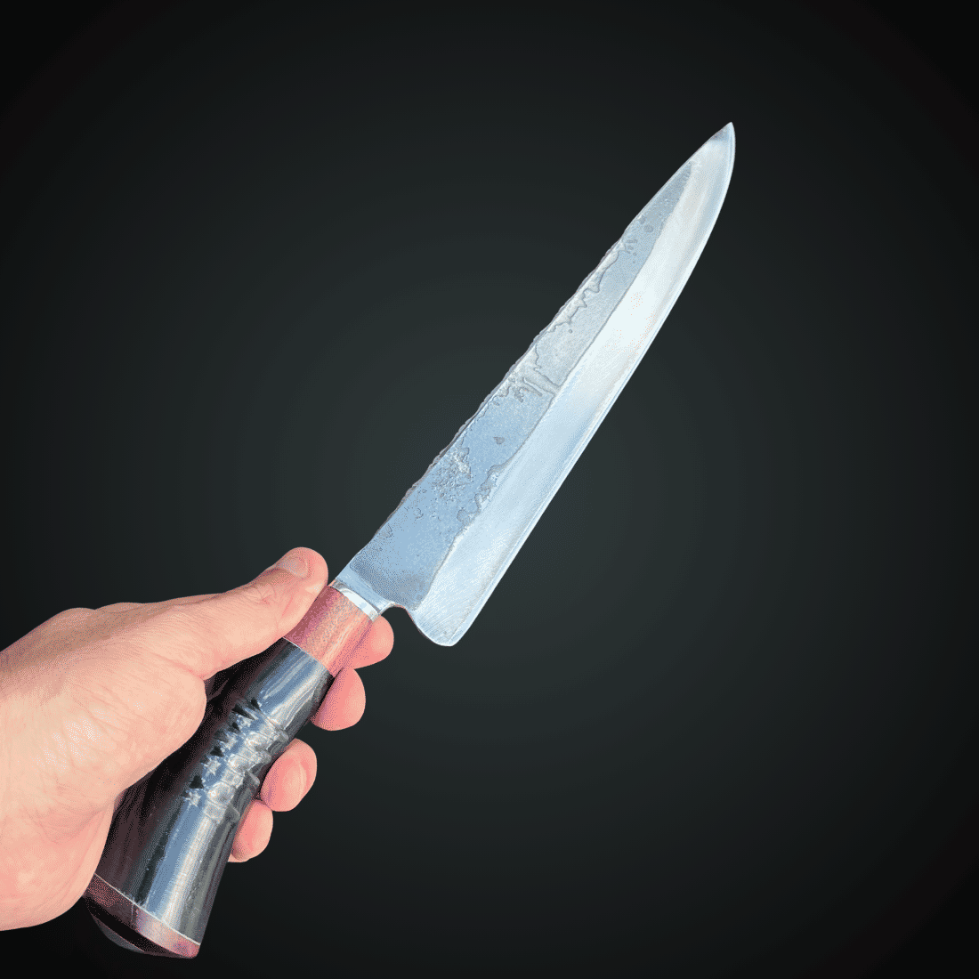 Faca Artesanal para Churrasco 9” Aço Carbono 3mm com Cabo de Chifre Bovino Faca Artesanal para Churrasco 9” Aço Carbono 3mm com Cabo de Chifre Bovino