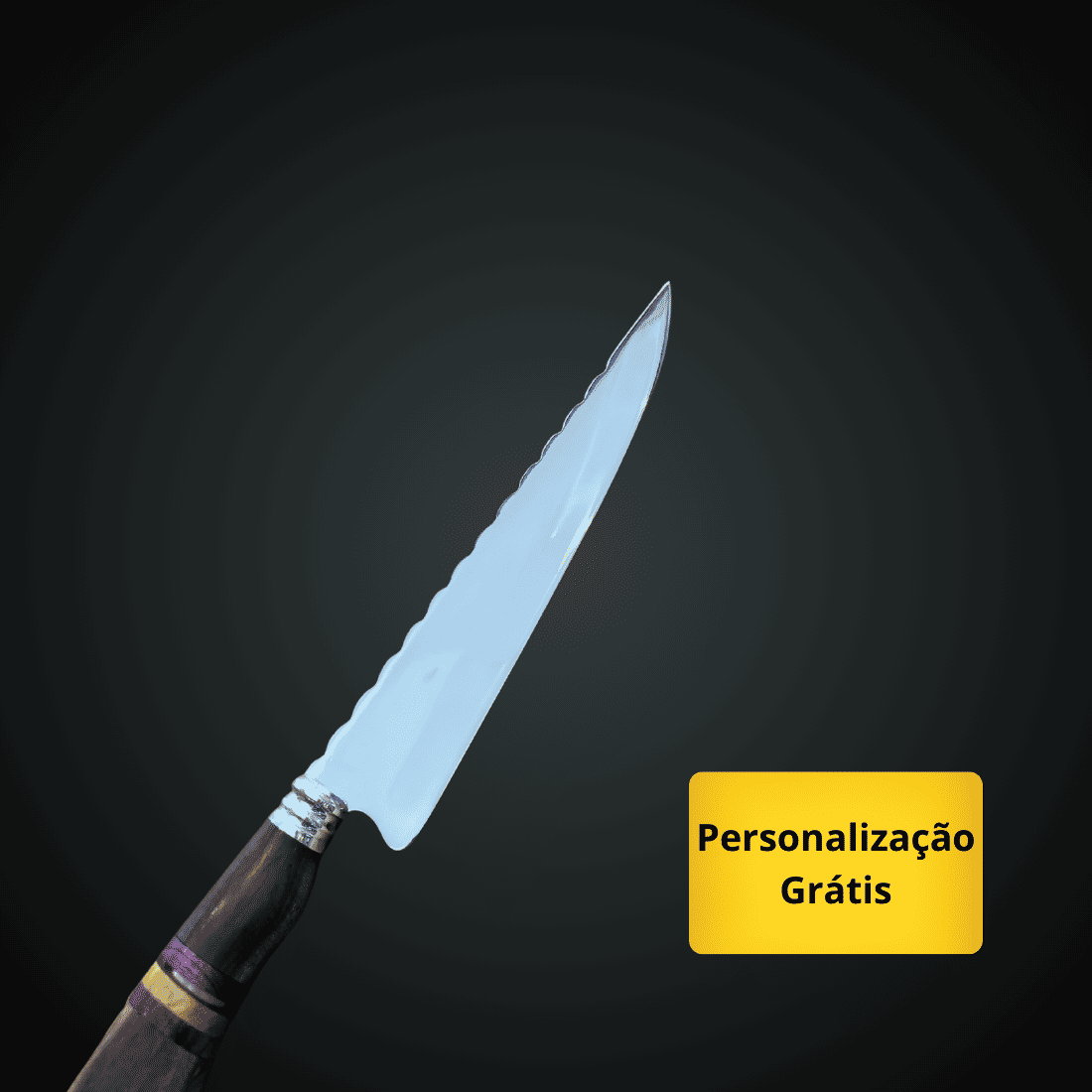Faca Churrasco Gauchinha 9“ VF - Cabo Variado - Aço Inox 420 Faca Churrasco Gauchinha 9“ VF - Cabo Variado - Aço Inox 420