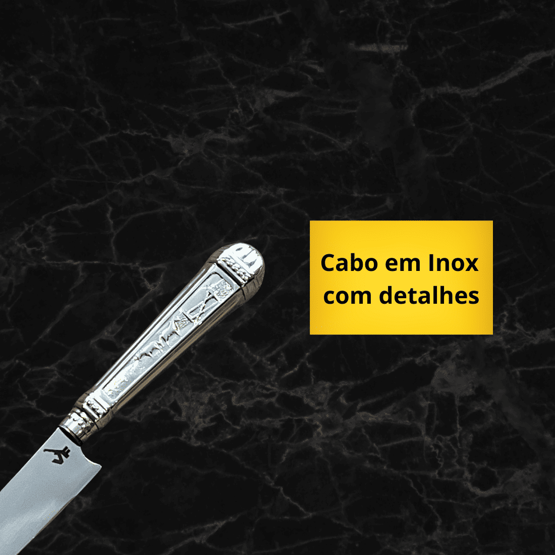 Faca Churrasco 6“ VF Prateada Tradição Centenaria Aço Inox 420c Faca Churrasco 6“ VF Prateada Tradição Centenaria Aço Inox 420c