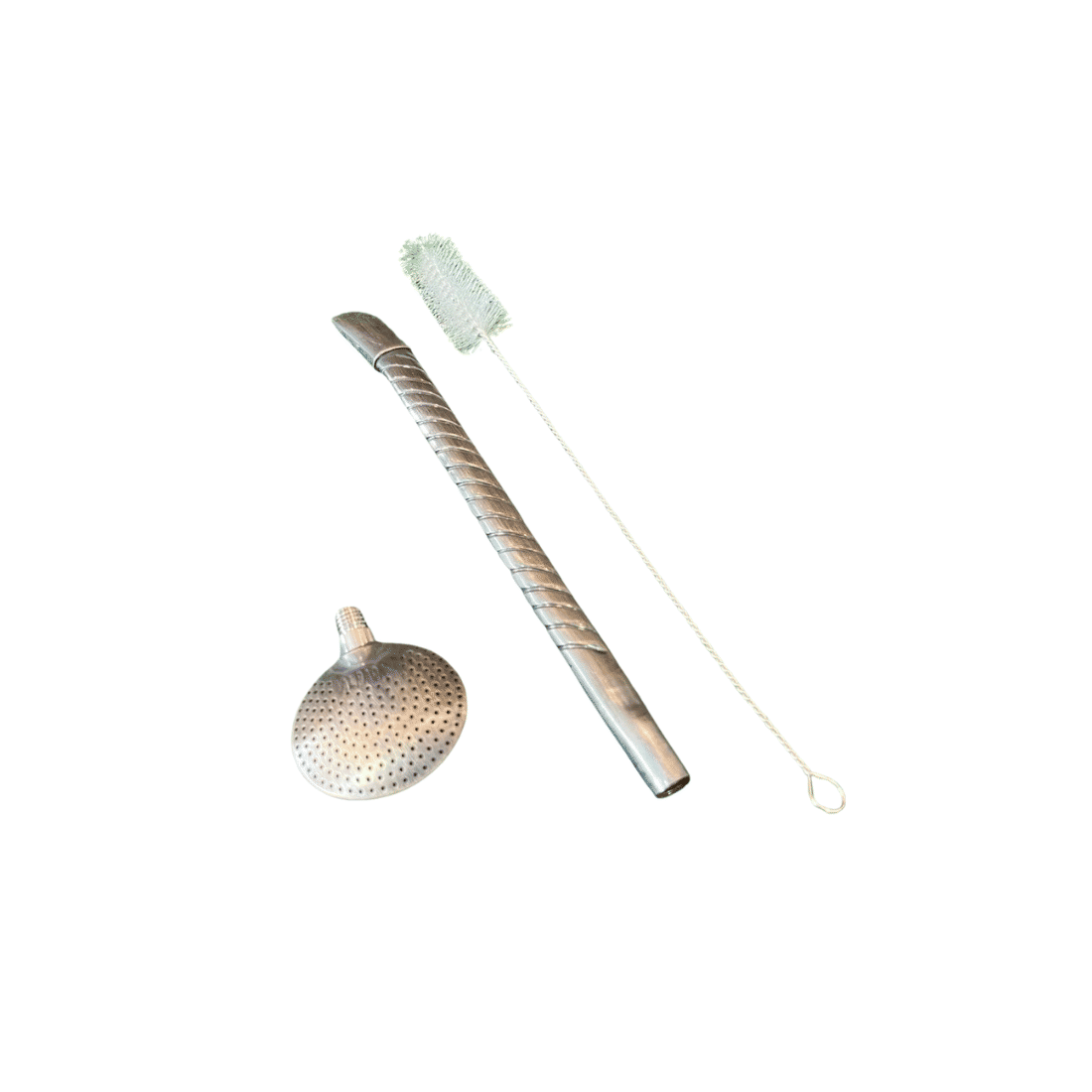 Bomba Chimarrão Torcida inox s/bocal s/rosca - 22cm Bomba Chimarrão Torcida inox s/bocal s/rosca - 22cm