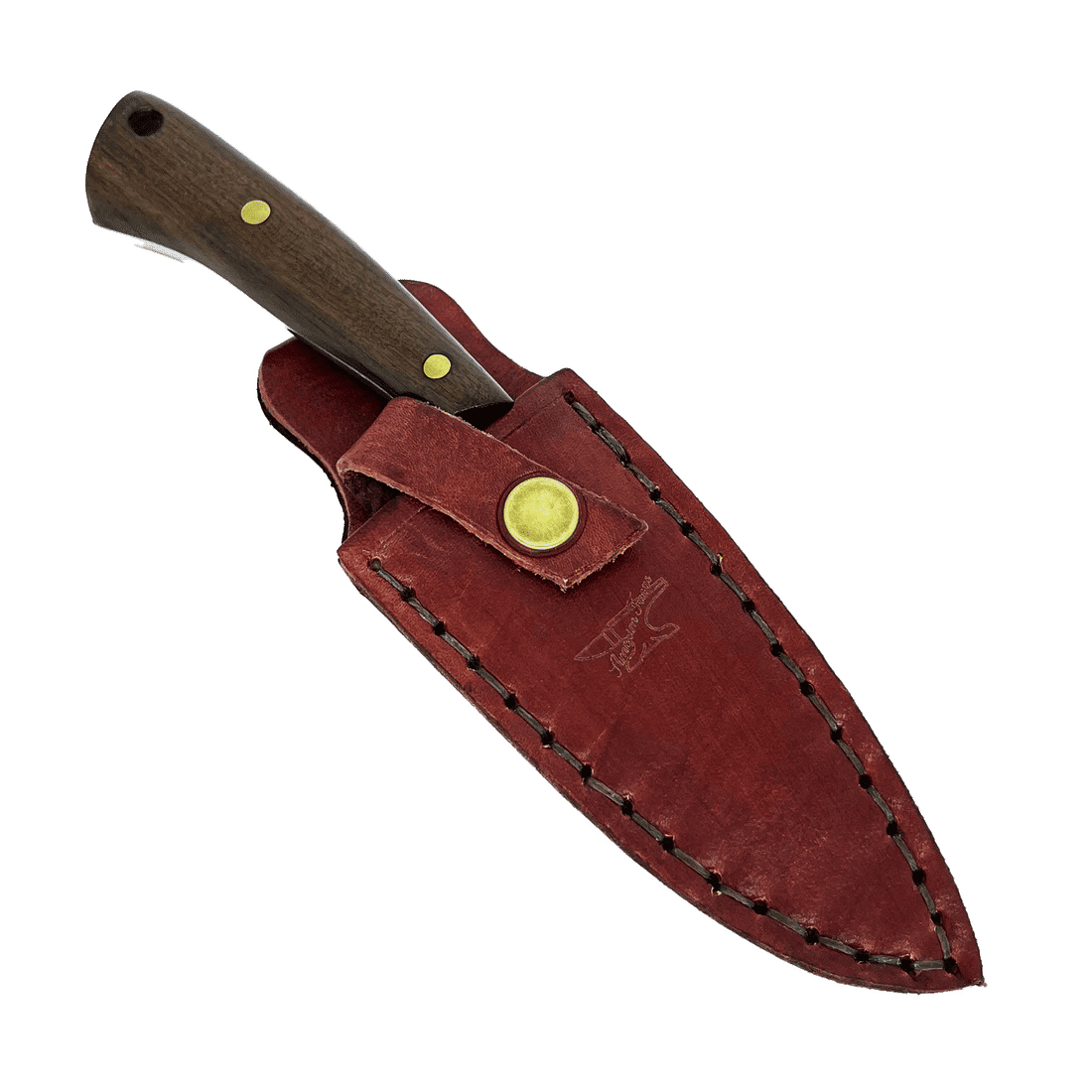 Mini Faca EDC 4" Cabo Madeira Guajuvira Aço Carbono 1070 - Amorim Facas Mini Faca EDC 4" Cabo Madeira Guajuvira Aço Carbono 1070 - Amorim Facas