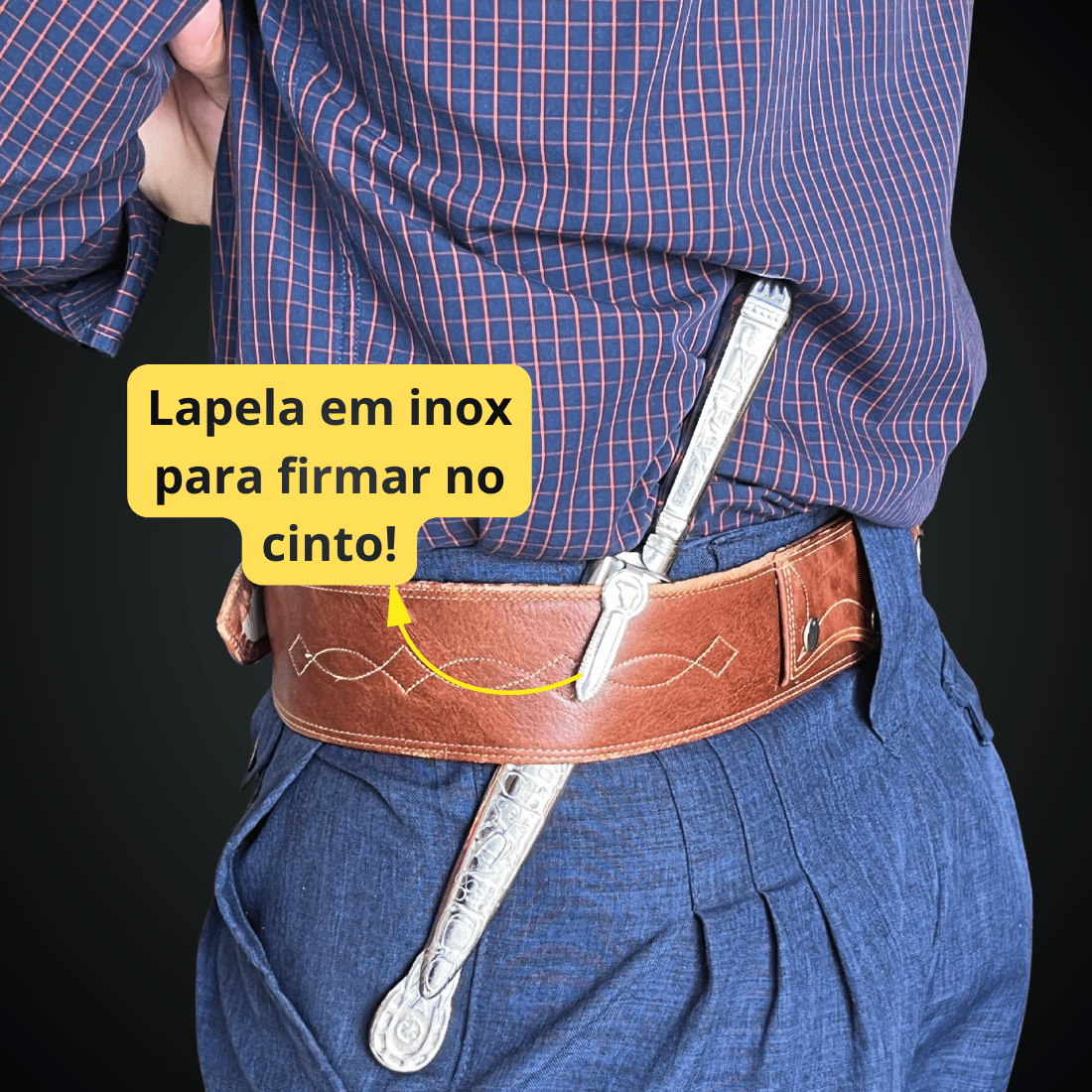 Faca Churrasco 6“ VF Prateada Tradição Centenaria Aço Inox 420c Faca Churrasco 6“ VF Prateada Tradição Centenaria Aço Inox 420c