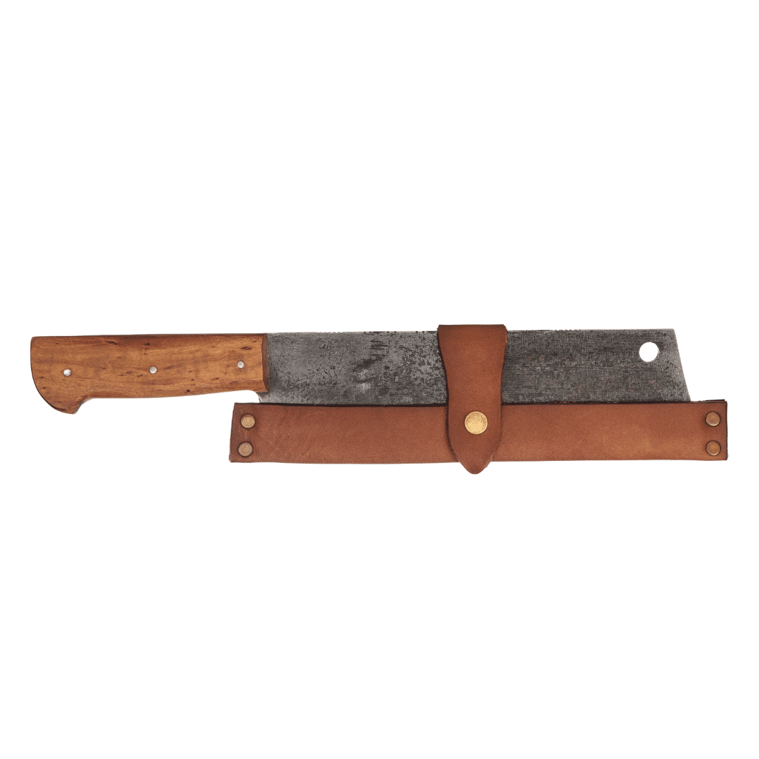 Cutelo Machete VF 10“ Aço Carbono 1070 - Brut Forj - 5mm - Cabo Madeira Guajuvira Cutelo Machete VF 10“ Aço Carbono 1070 - Brut Forj - 5mm - Cabo Madeira Guajuvira