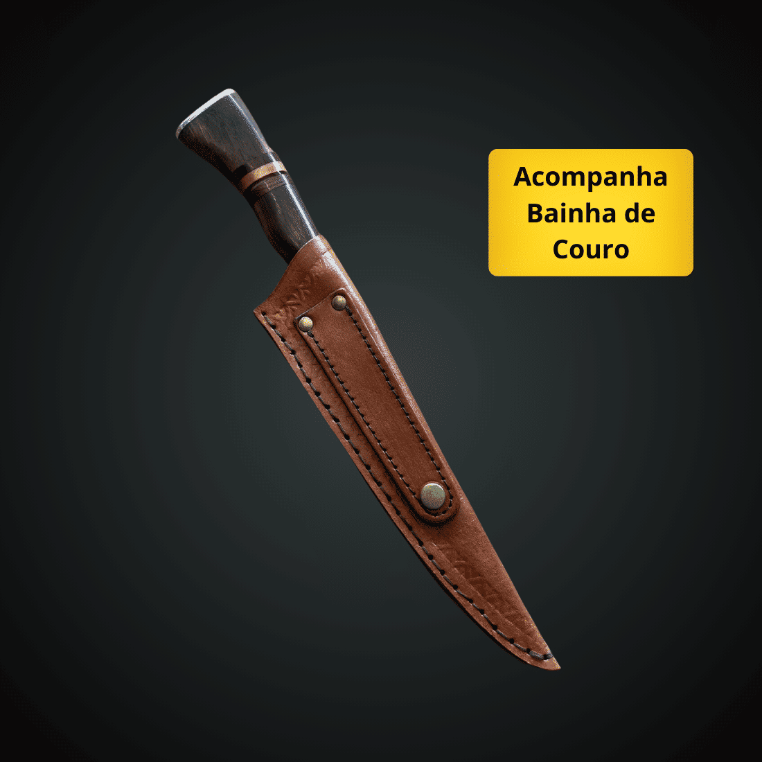 Faca Churrasco Gauchinha 9“ VF - Cabo Variado - Aço Inox 420 Faca Churrasco Gauchinha 9“ VF - Cabo Variado - Aço Inox 420