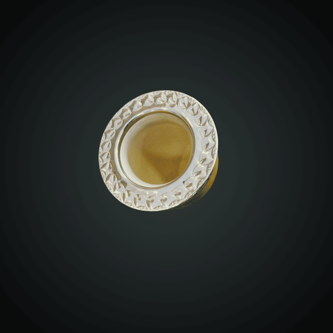 Cuia Chimarrao Torpedo Imperial Bocal de Alpaca c/Pé de metal