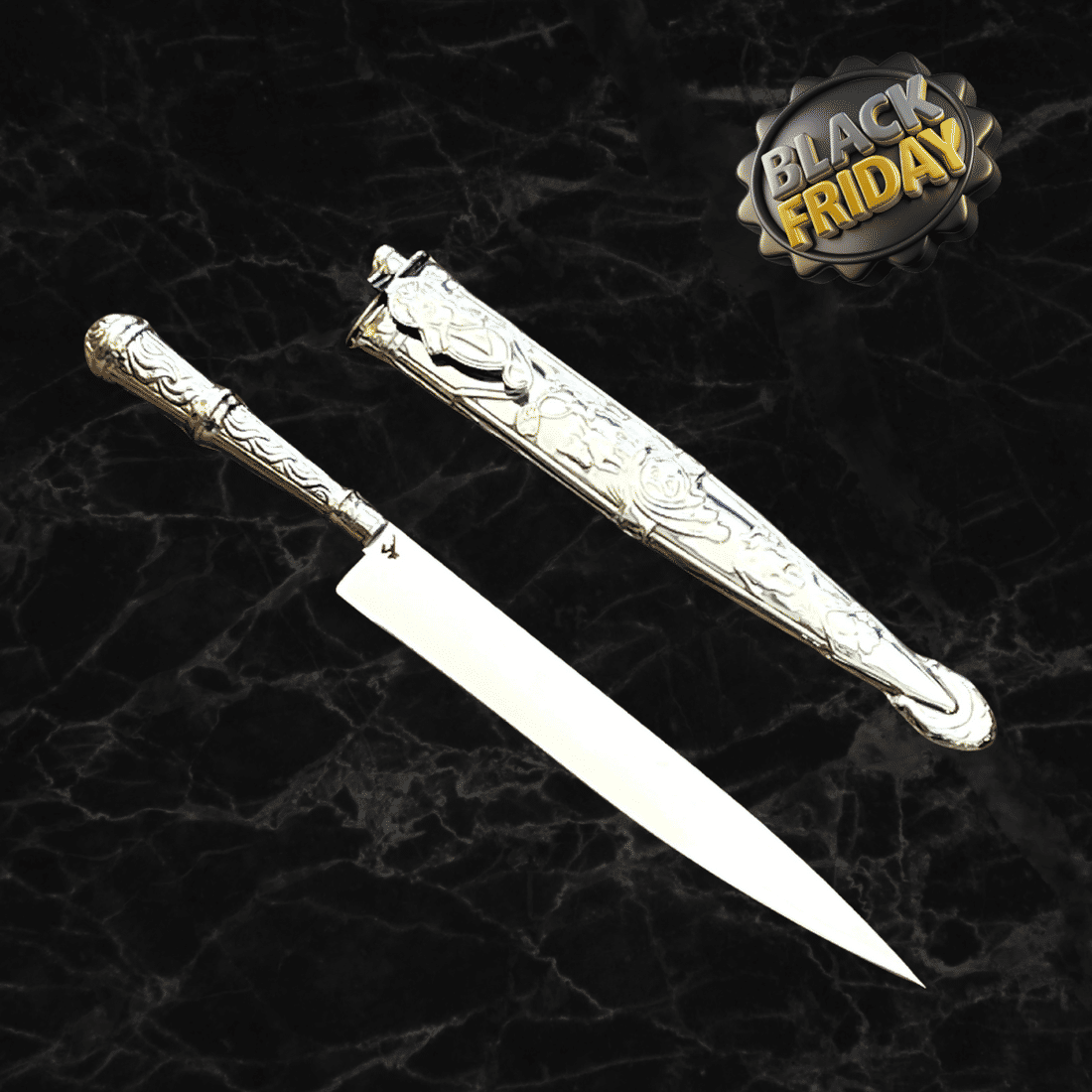 Faca Churrasco 9“ VF Prateada Tradição Centenaria Aço Inox 420c Faca Churrasco 9“ VF Prateada Tradição Centenaria Aço Inox 420c