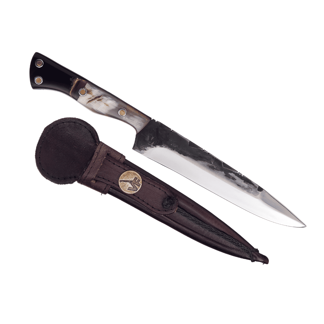 Faca Churrasco Campeira 8“ VF 3mm Brut Forj - Aço Inox 420 - Cabo Chifre Faca Churrasco Campeira 8“ VF 3mm Brut Forj - Aço Inox 420 - Cabo Chifre