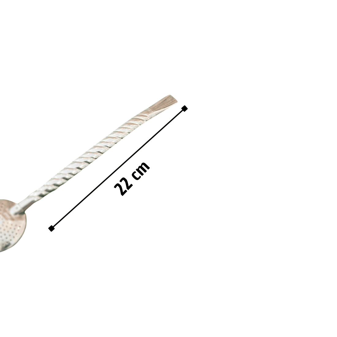 Bomba Chimarrão Torcida inox s/bocal s/rosca - 22cm Bomba Chimarrão Torcida inox s/bocal s/rosca - 22cm