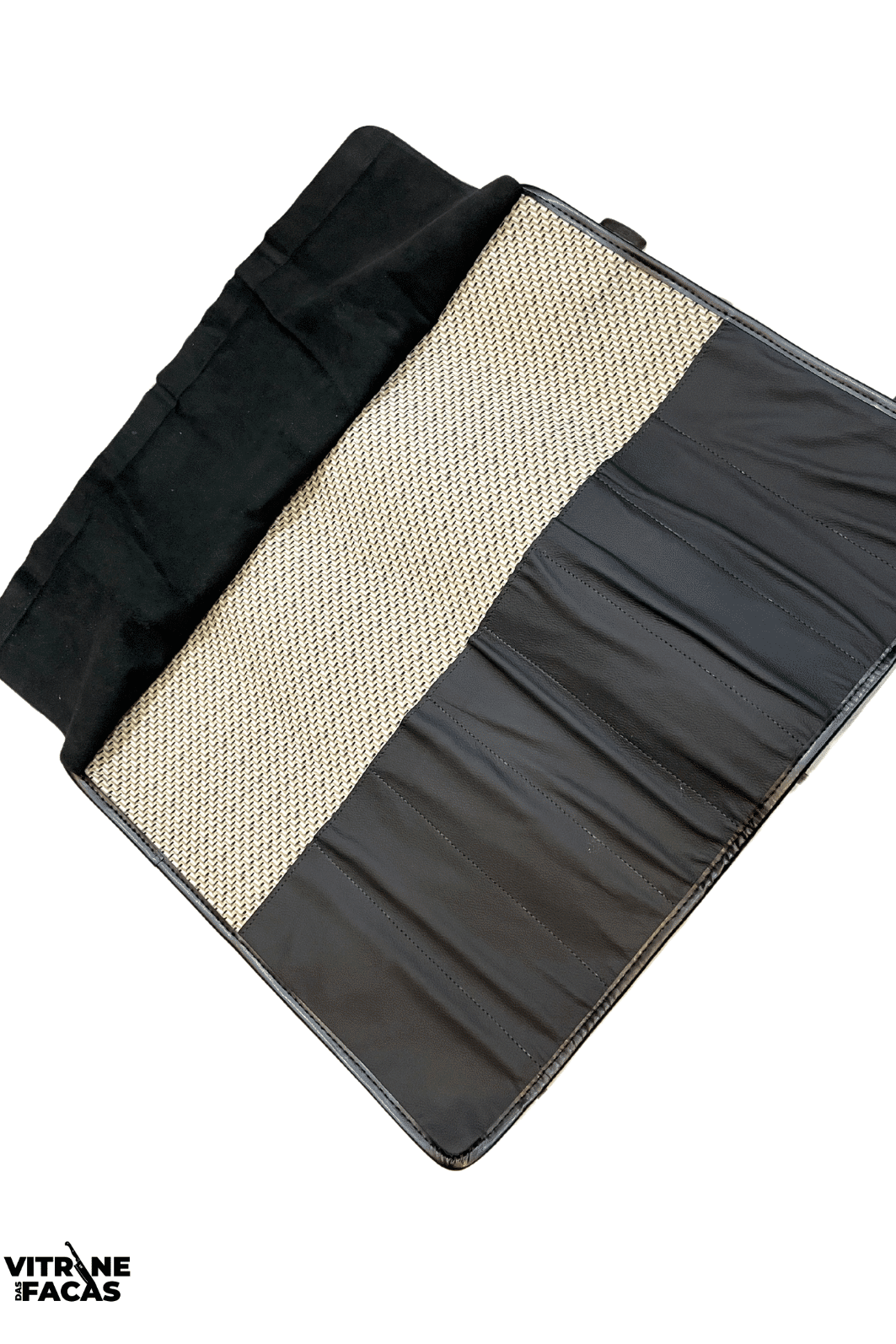 Porta Facas P/8 unidades - Couro Legítimo