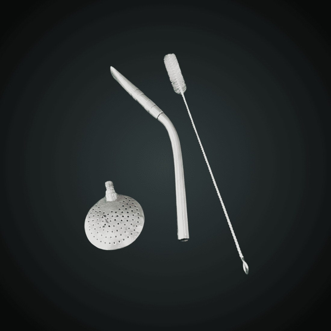 Bomba Chimarrao Modelo argentina/uruguia Curvada aço inox Bomba Chimarrao Modelo argentina/uruguia Curvada aço inox