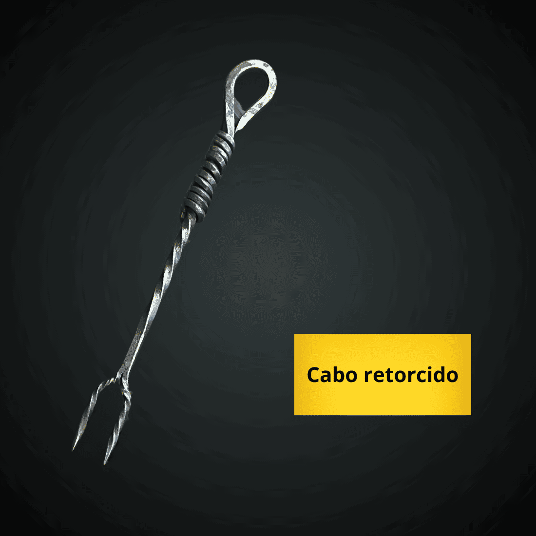 Garfo Forjado Rústico Torcido 100% carbono Garfo Forjado Rústico Torcido 100% carbono