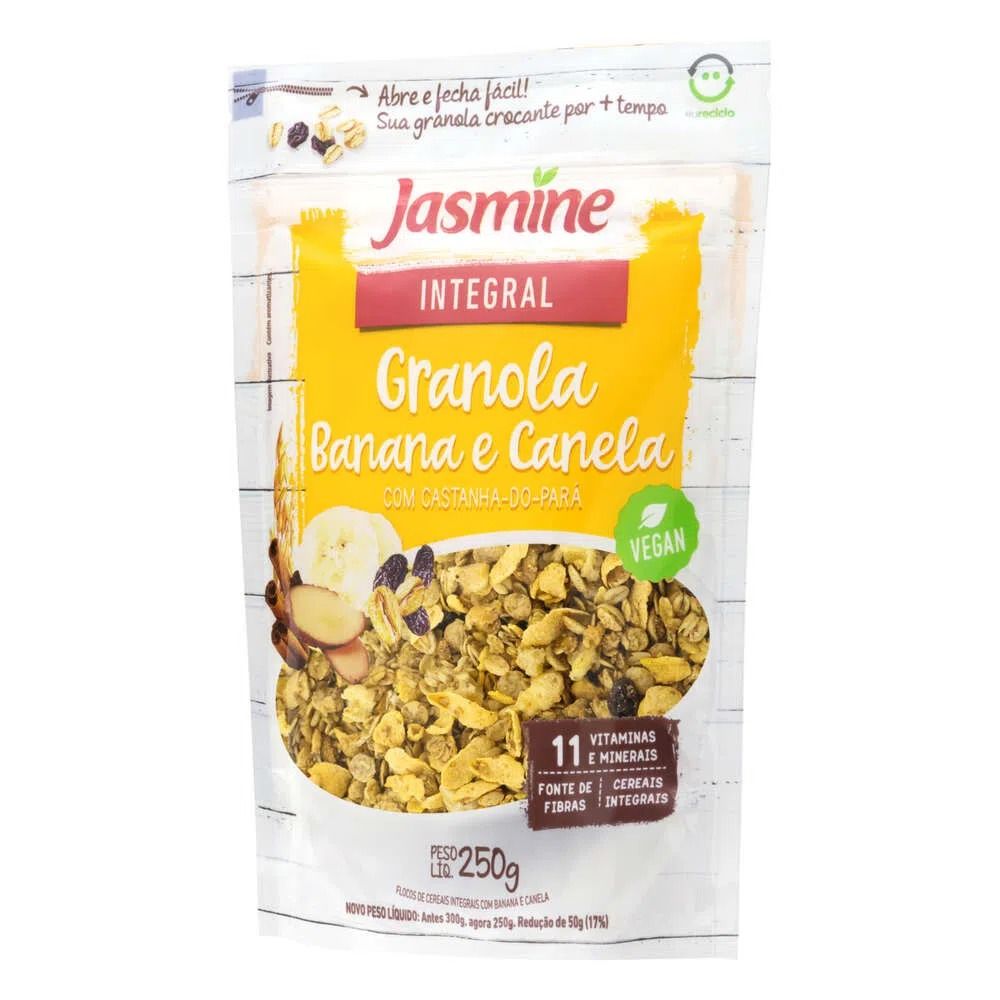 JASMINE GRANOLA INTEGRAL BANANA 250G; Bio Force