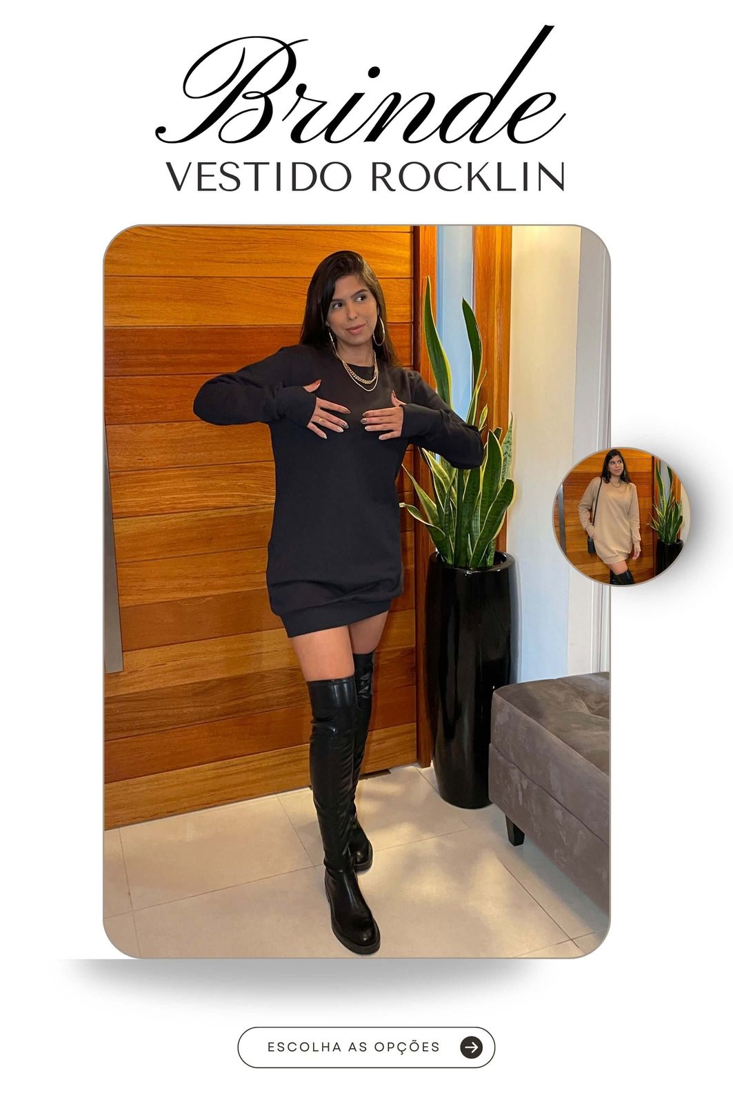 LEVE 3 MOLETONS FELPADOS | 2 CONJUNTOS MOLETONS SHORTS E GANHE 1 VESTIDO MOLETOM