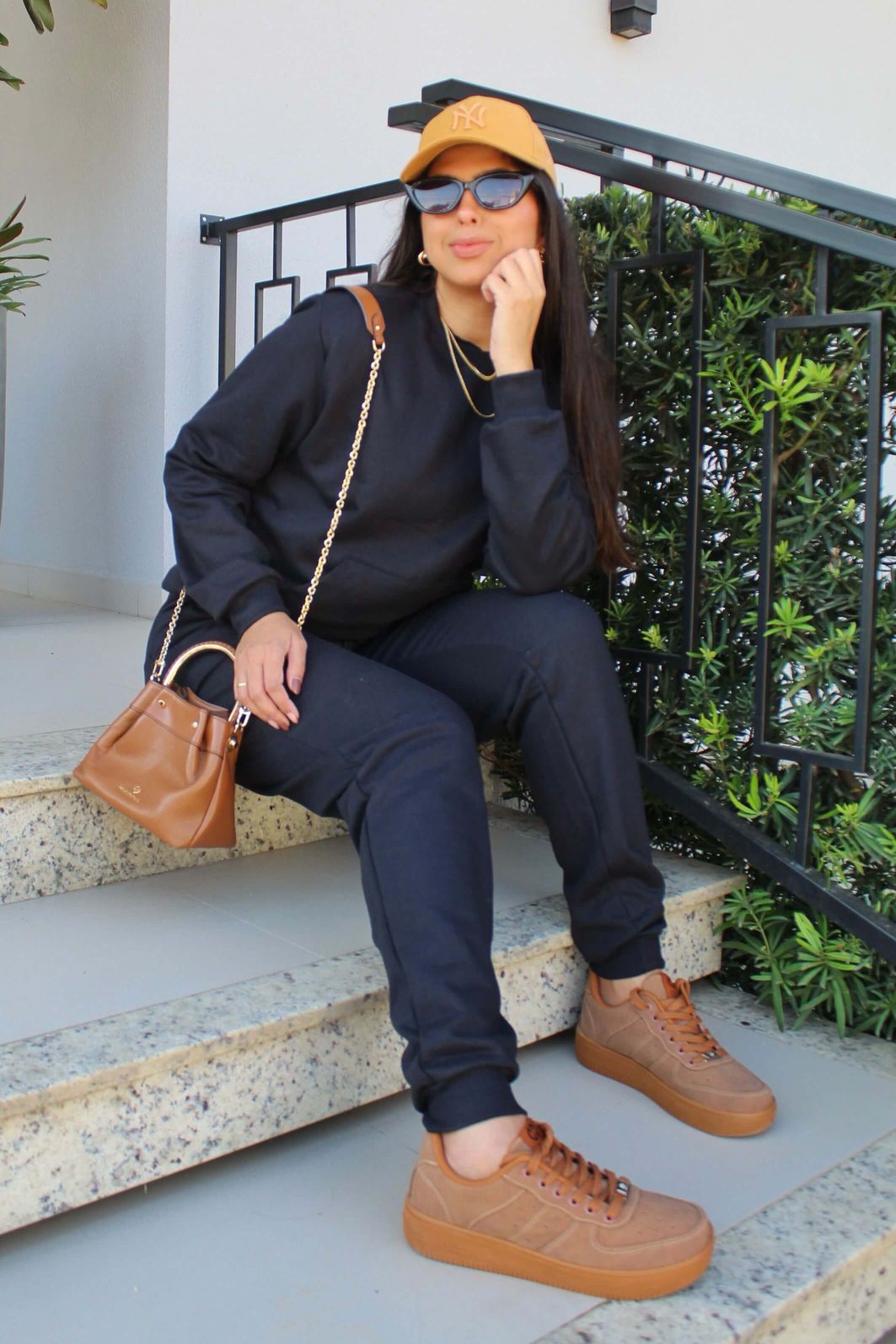 Conjunto moletom felpado flanelado feminino blusa manga longae calça jogger Conjunto moletom felpado flanelado feminino blusa manga longae calça jogger