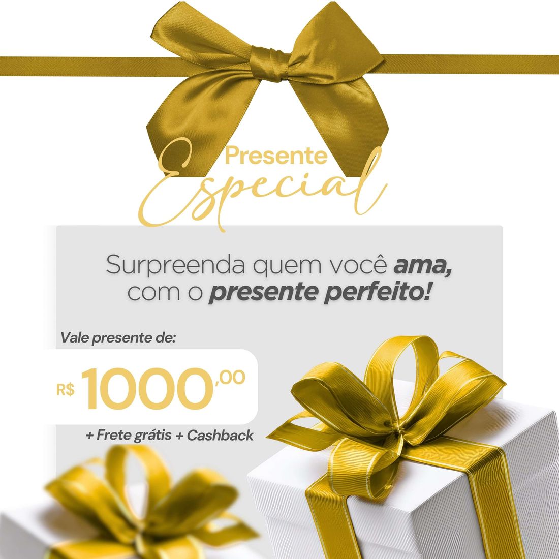 Vale Presente Sleshe – R$1000,00 Vale Presente Sleshe – R$1000,00