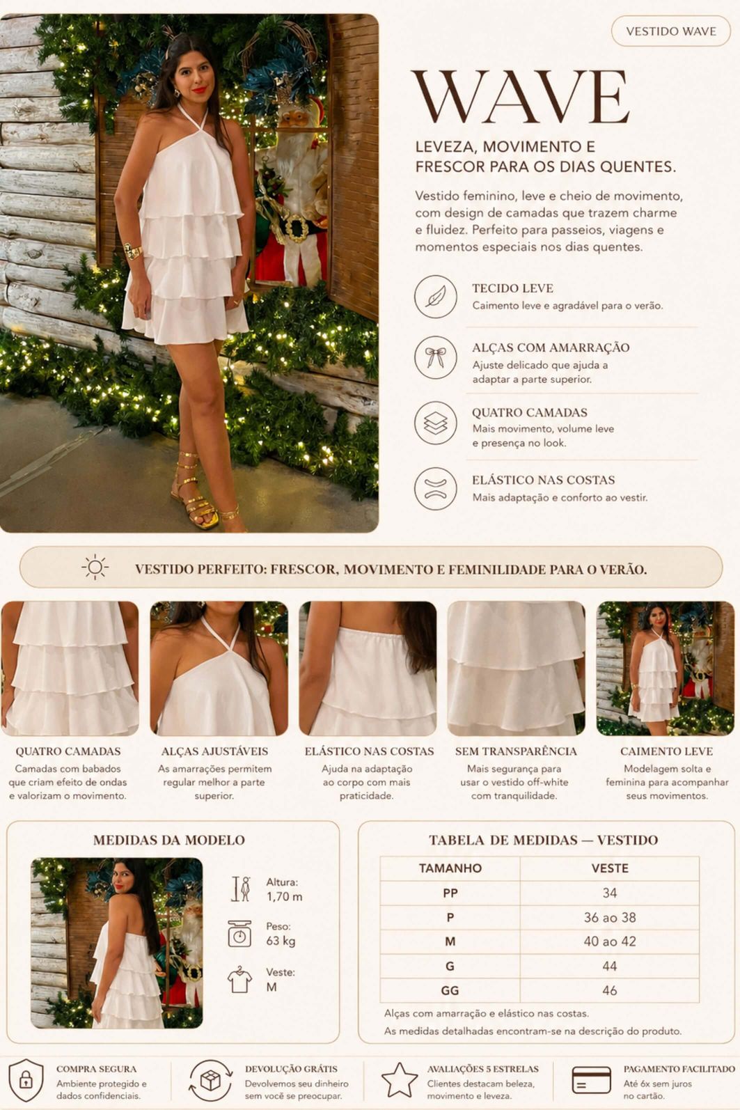 LEVE 2 VESTIDOS SINTÉTICO WAVE E GANHE DESCONTO ESPECIAL LEVE 2 VESTIDOS SINTÉTICO WAVE E GANHE DESCONTO ESPECIAL