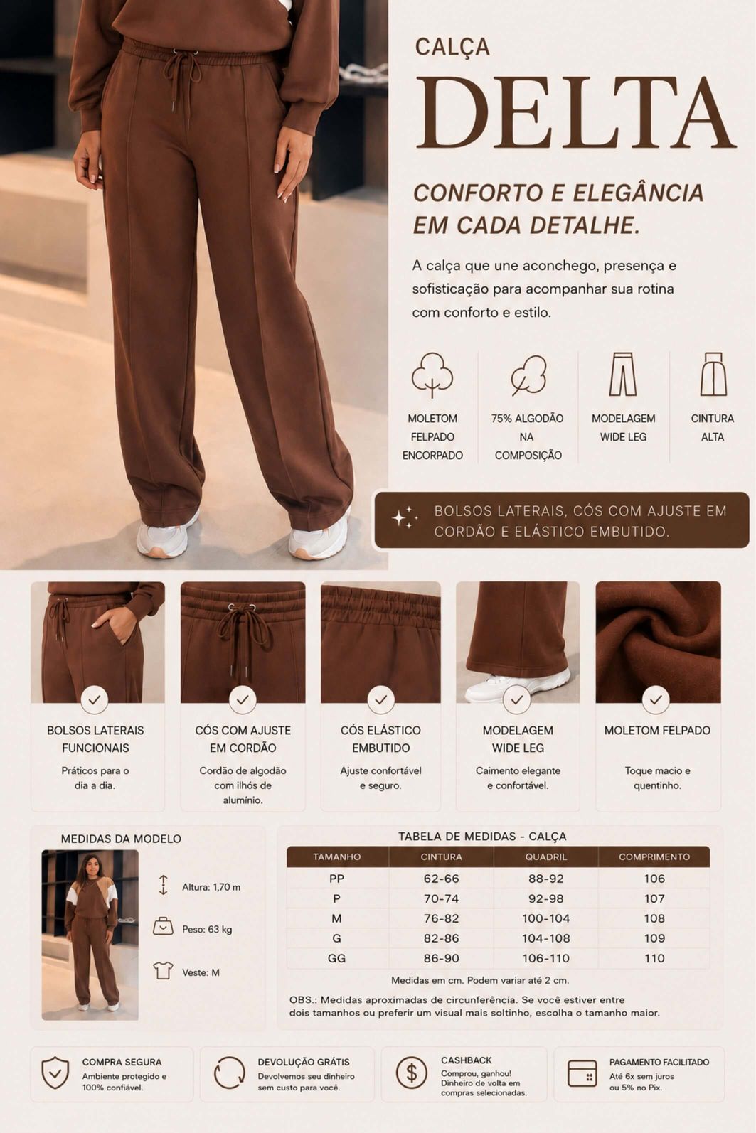 LEVE 3 CALÇAS MOLETONS FELPADOS ALGODÃO DELTA E GANHE DESCONTO ESPECIAL LEVE 3 CALÇAS MOLETONS FELPADOS ALGODÃO DELTA E GANHE DESCONTO ESPECIAL