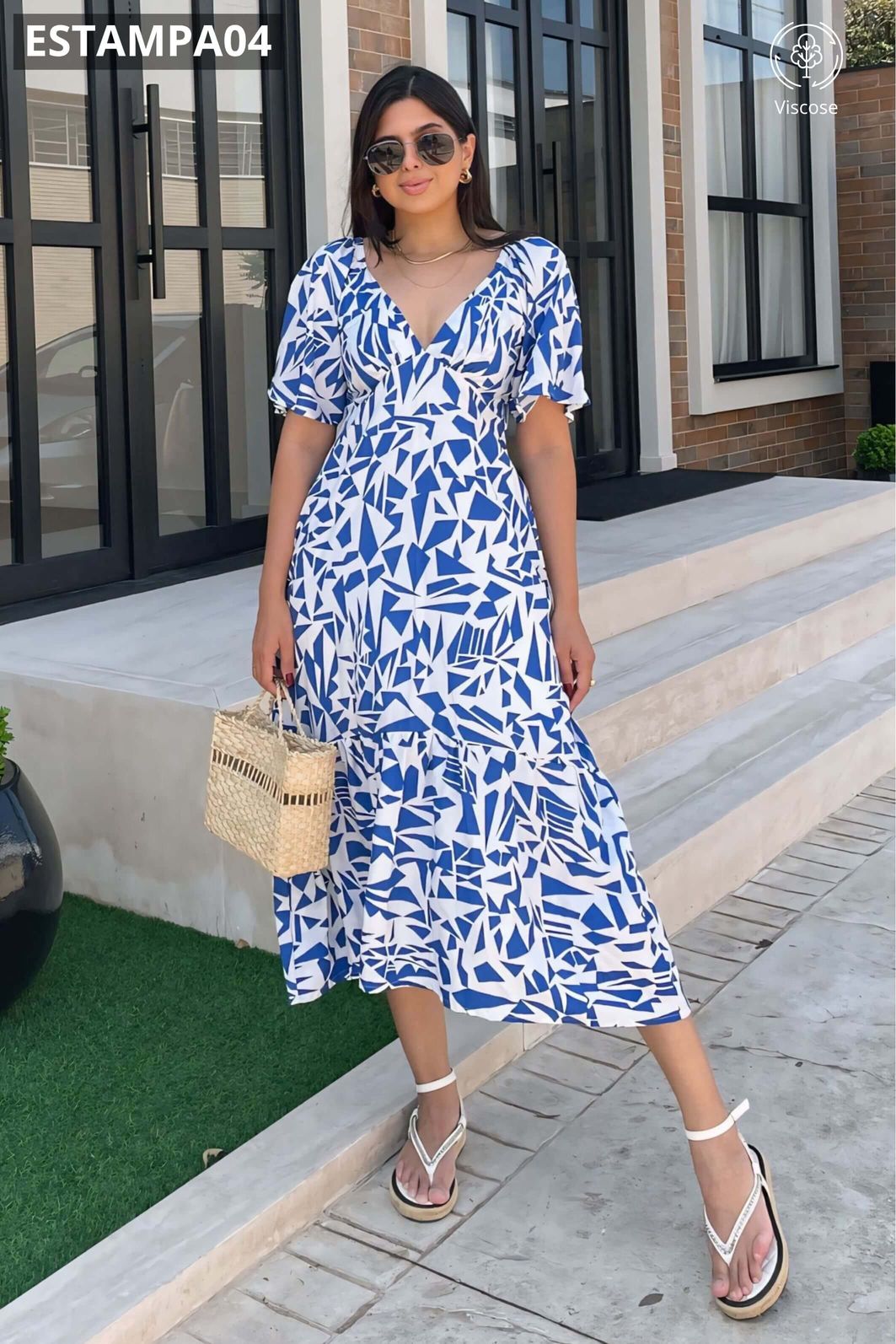 LEVE 2 VESTIDOS MIDI VISCOSE BRISI E GANHE DESCONTO ESPECIAL LEVE 2 VESTIDOS MIDI VISCOSE BRISI E GANHE DESCONTO ESPECIAL