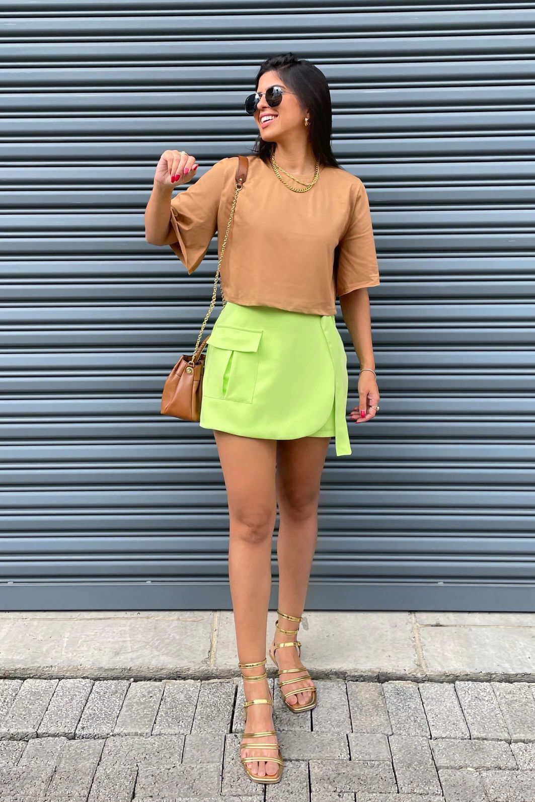 P - SHORT SAIA MIA VERDE - LOTE 107