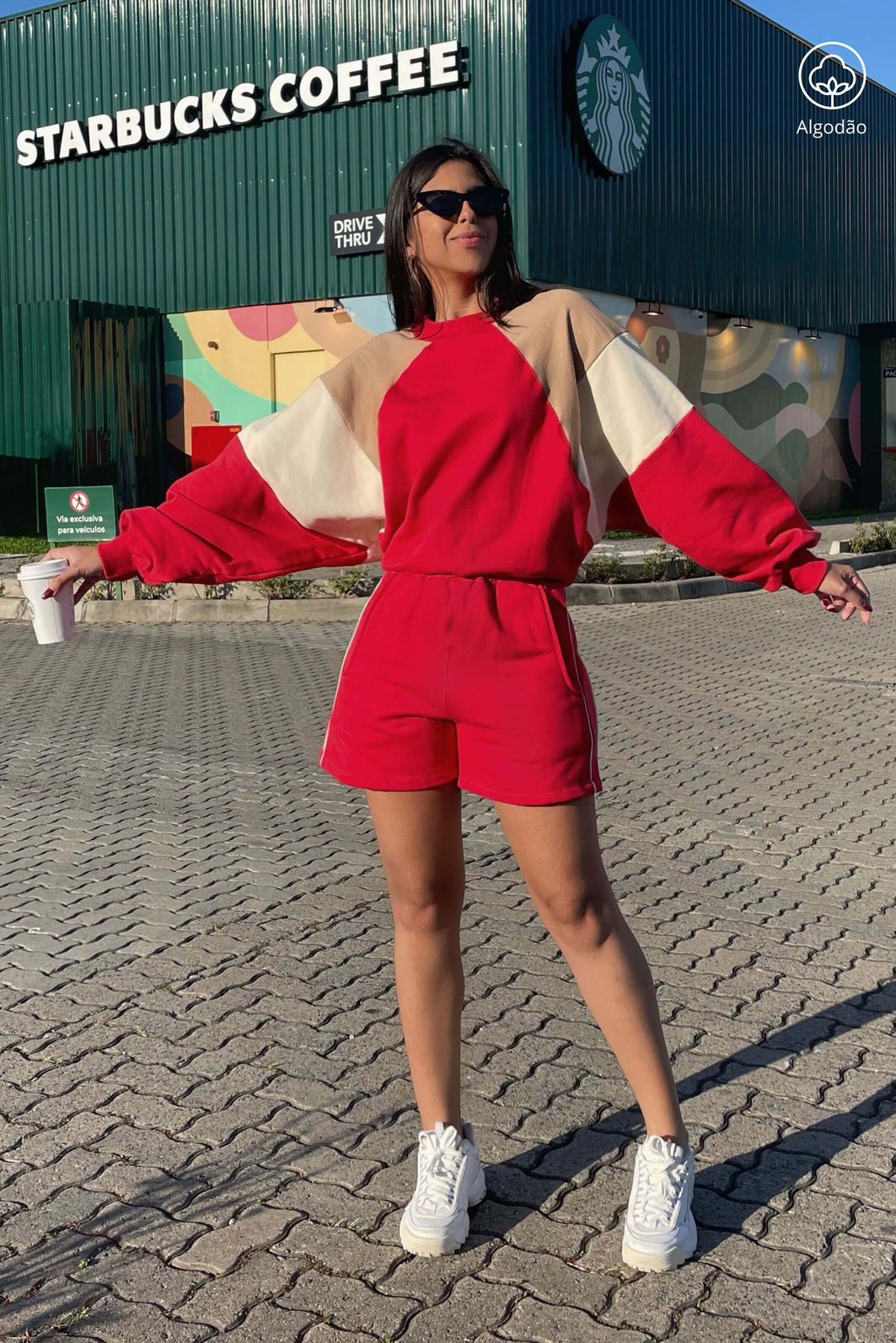 LEVE 3 MOLETONS FELPADOS | 2 CONJUNTOS MOLETONS SHORTS E GANHE 1 VESTIDO MOLETOM