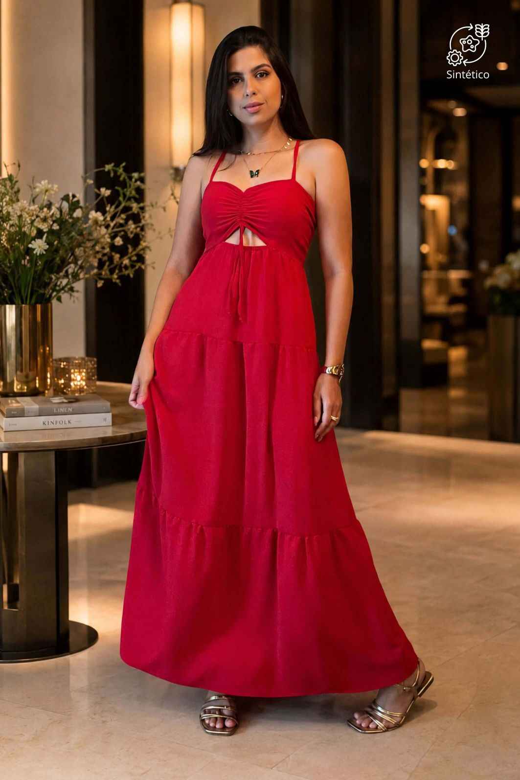 LEVE 2 VESTIDOS LONGUETE SINTÉTICO SORELE E GANHE DESCONTO ESPECIAL LEVE 2 VESTIDOS LONGUETE SINTÉTICO SORELE E GANHE DESCONTO ESPECIAL