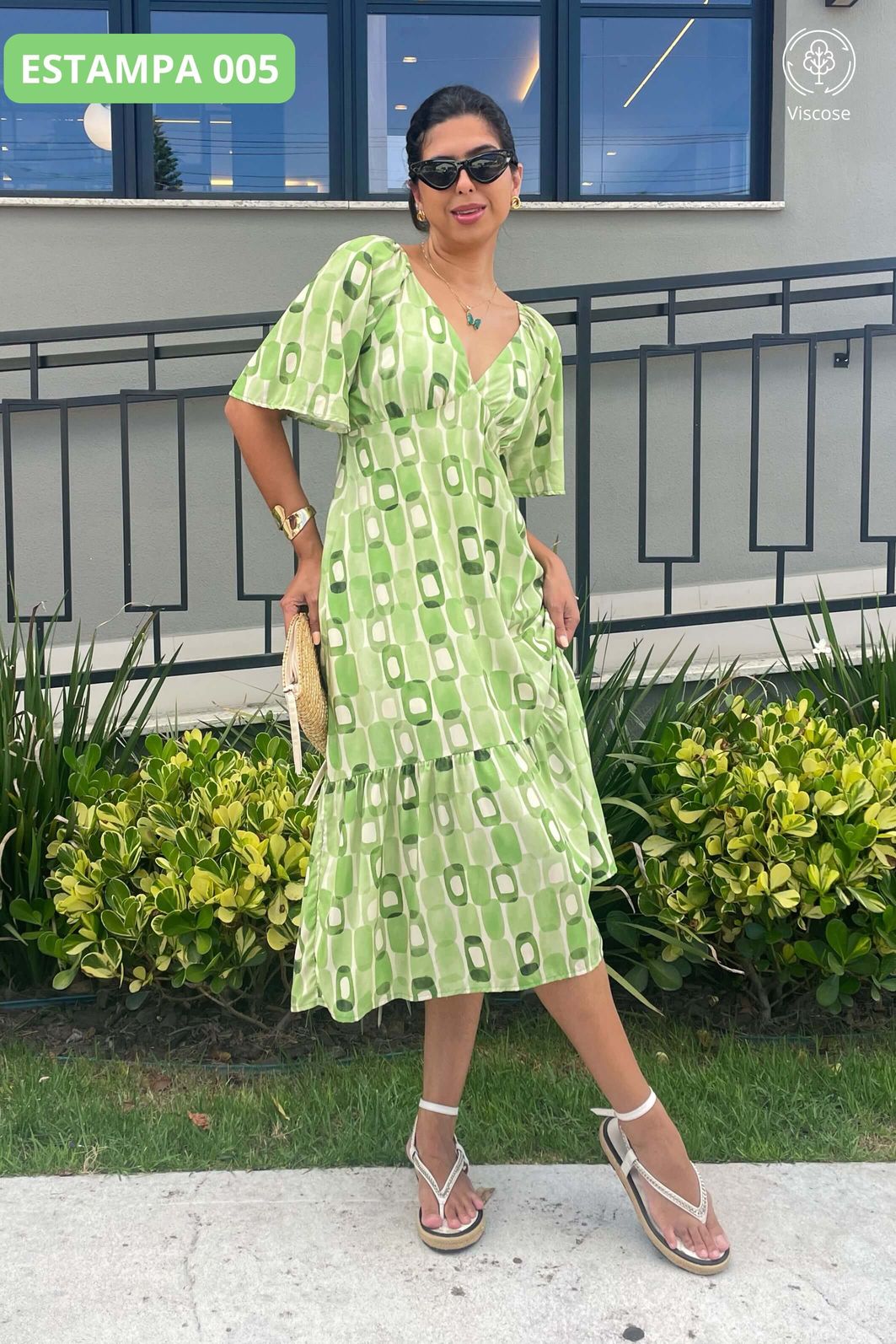 LEVE 2 VESTIDOS MIDI VISCOSE BRISI E GANHE DESCONTO ESPECIAL LEVE 2 VESTIDOS MIDI VISCOSE BRISI E GANHE DESCONTO ESPECIAL