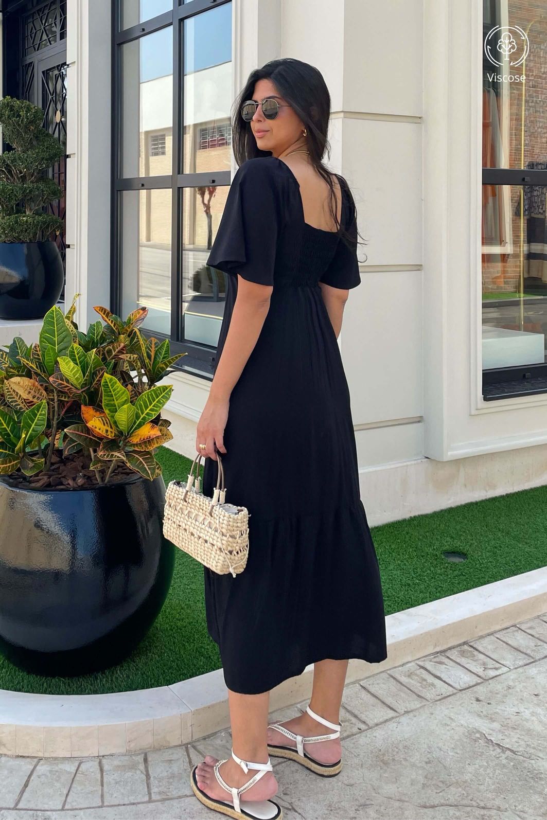 LEVE 2 VESTIDOS MIDI VISCOSE BRISI E GANHE DESCONTO ESPECIAL LEVE 2 VESTIDOS MIDI VISCOSE BRISI E GANHE DESCONTO ESPECIAL