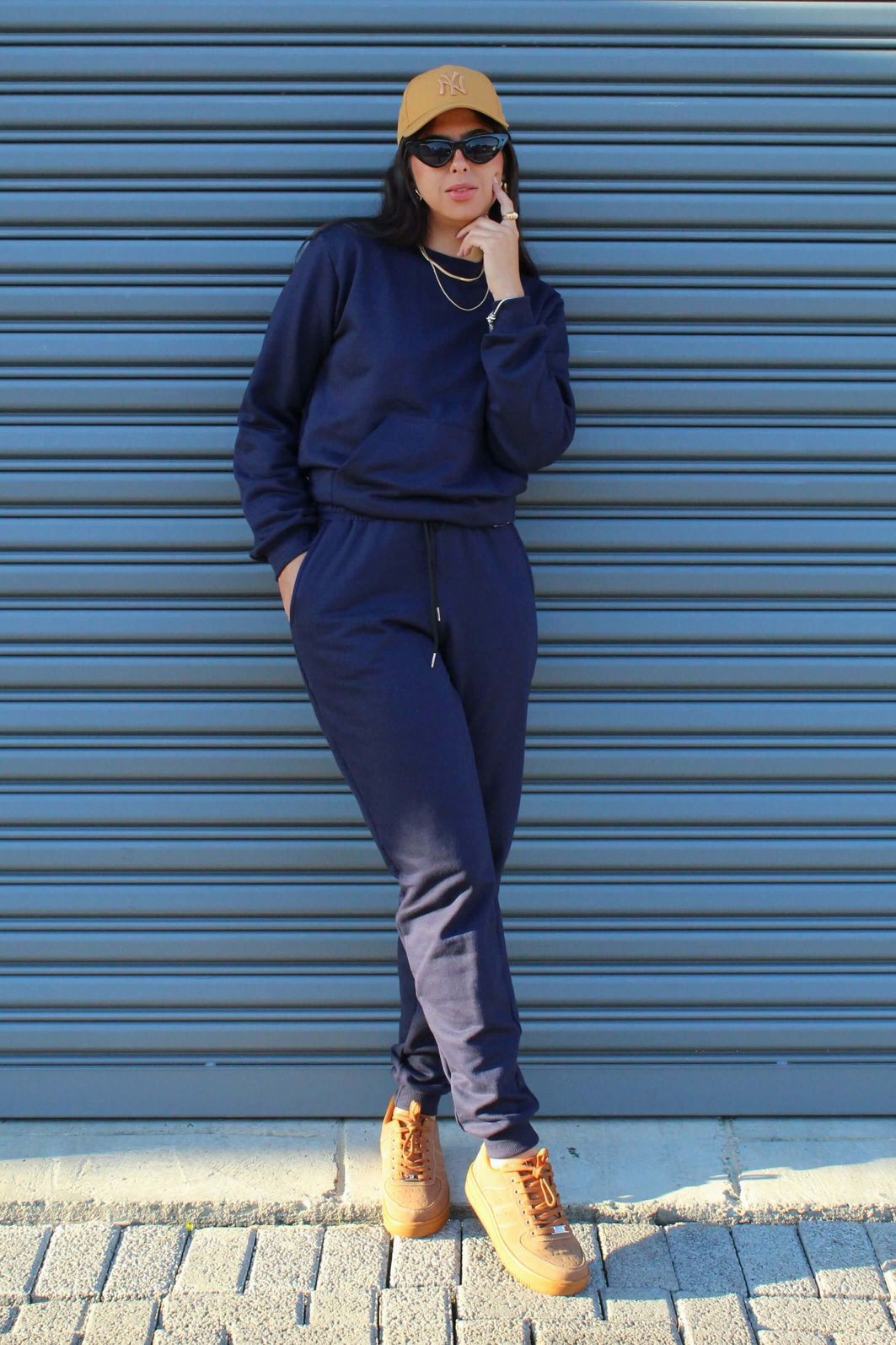 Conjunto moletom felpado flanelado feminino blusa manga longae calça jogger Calça jogger do Conjunto Soho com cós elástico, cordão ajustável e bolsos laterais.