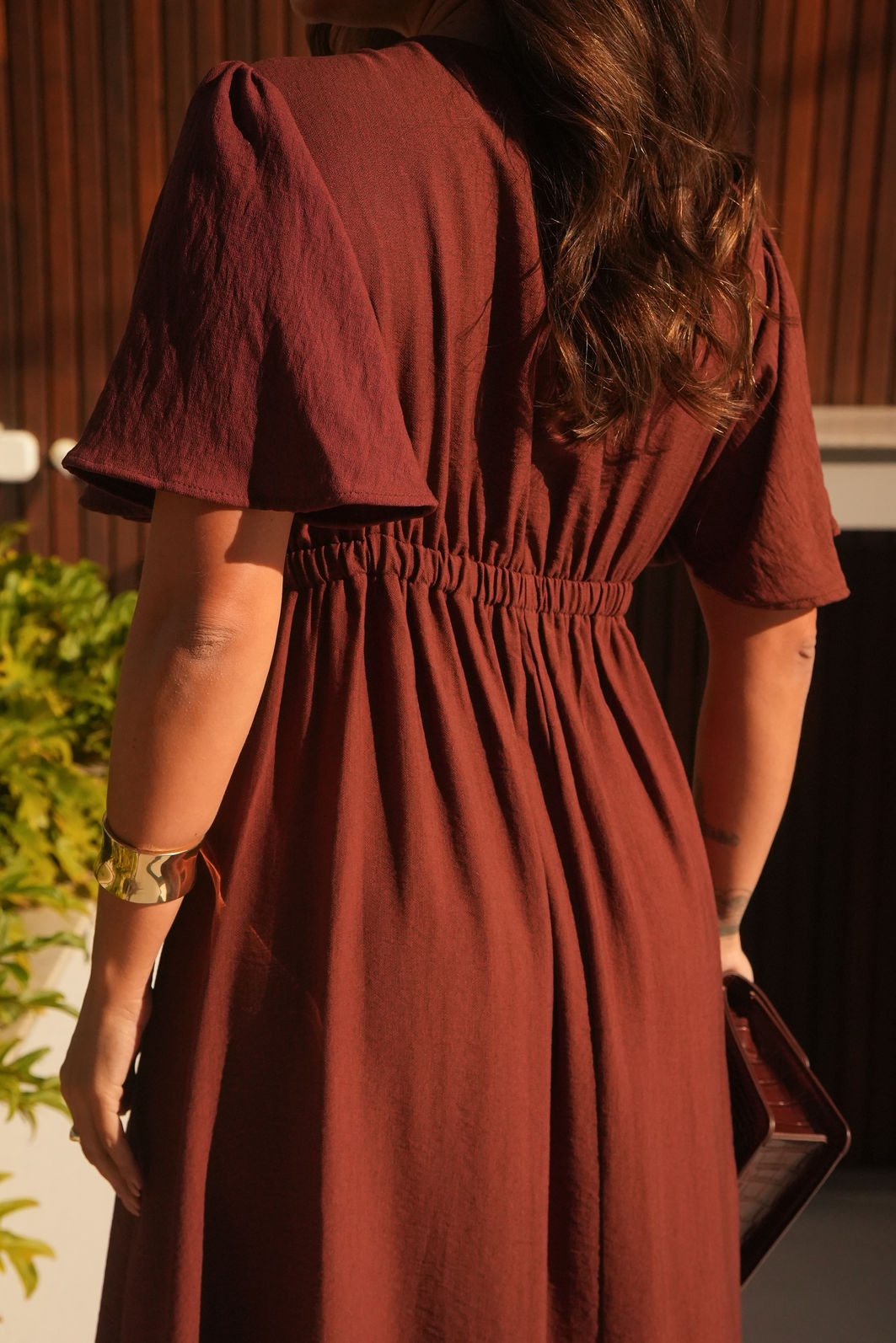 Vestido Sofia - Marrom Vestido Sofia - Marrom