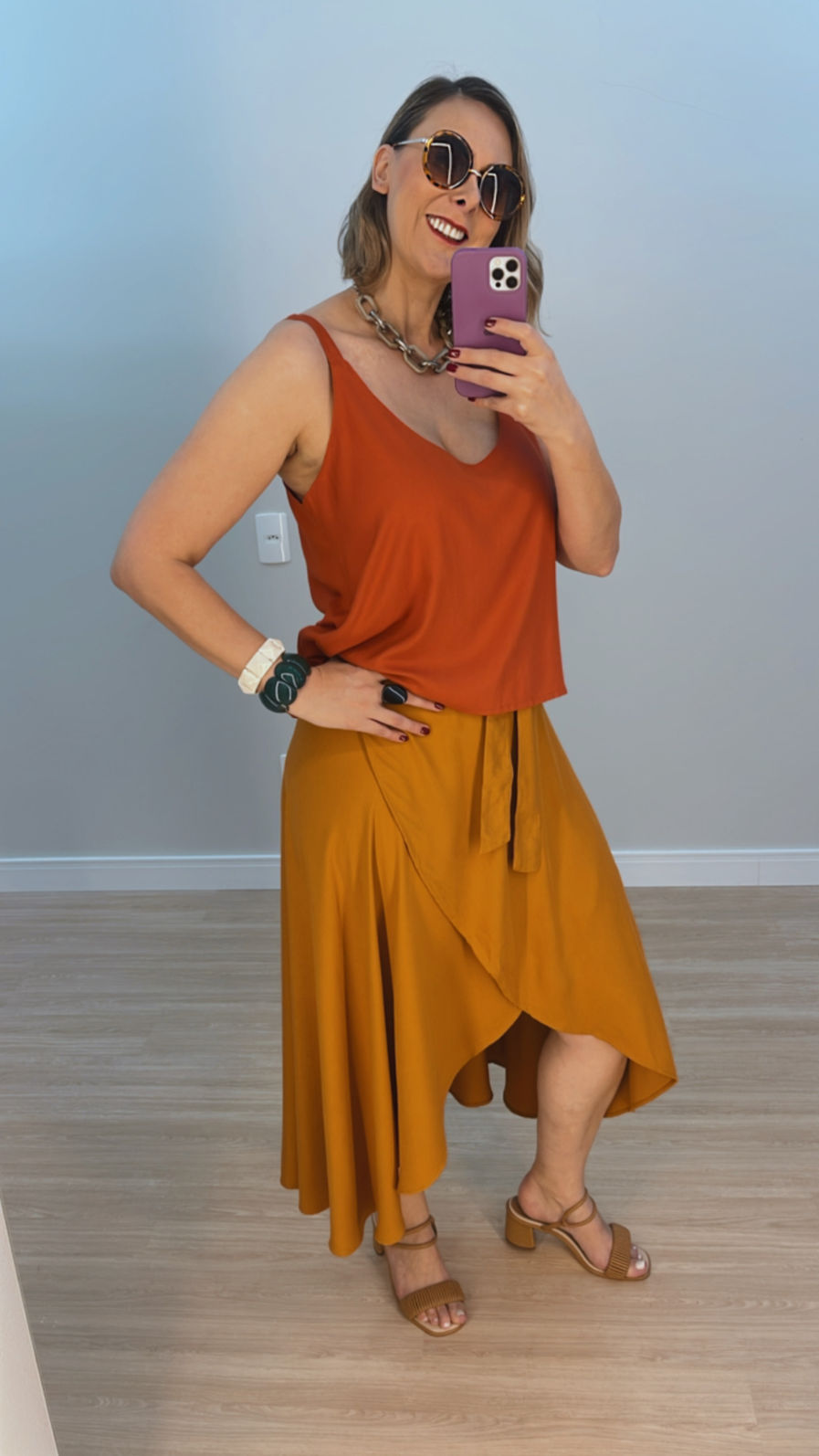 Blusa Tarcila - Argila Blusa Tarcila - Argila
