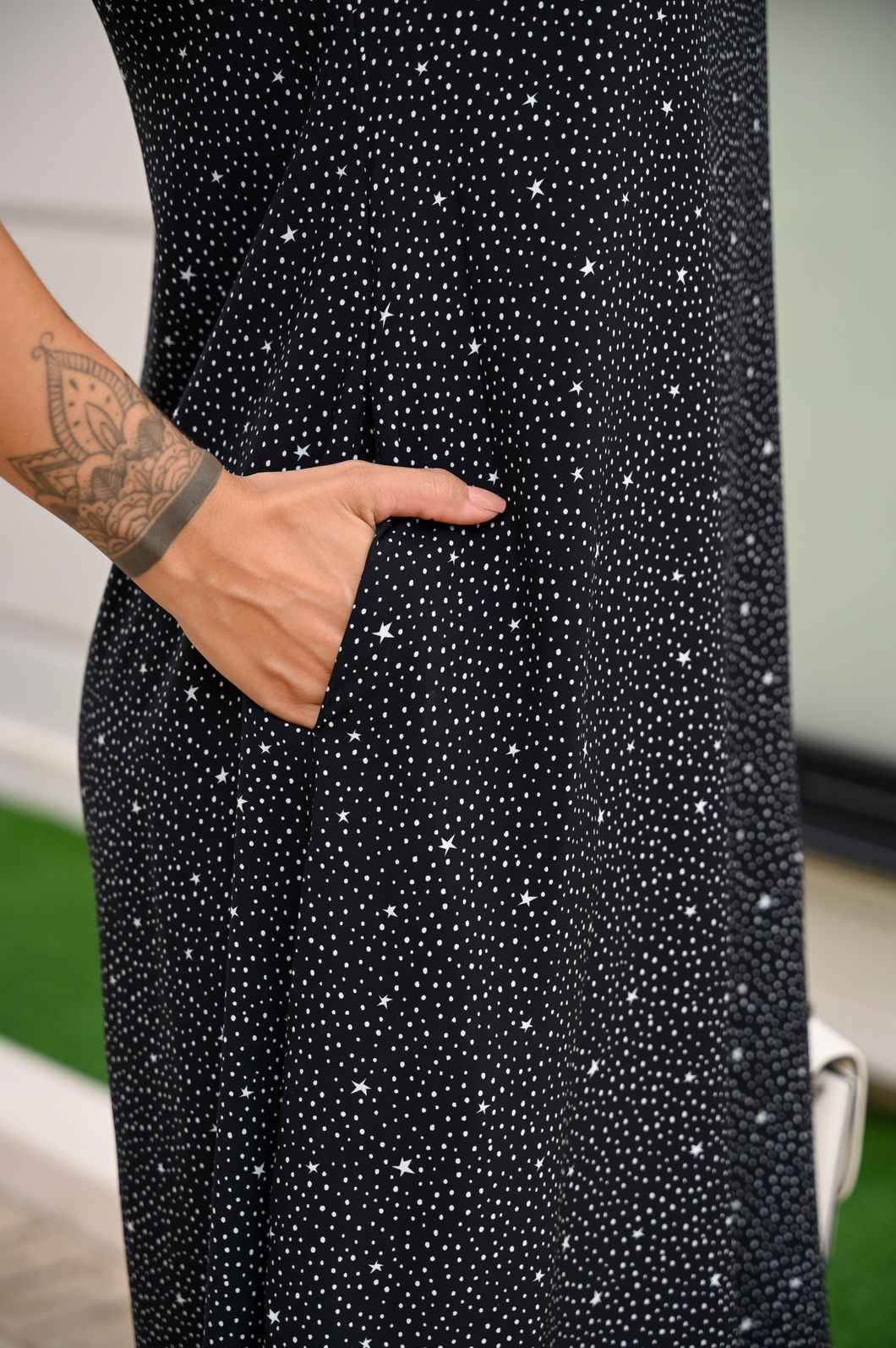 Vestido Ana Maria - Poá Estrelinhas Vestido Ana Maria - Poá Estrelinhas