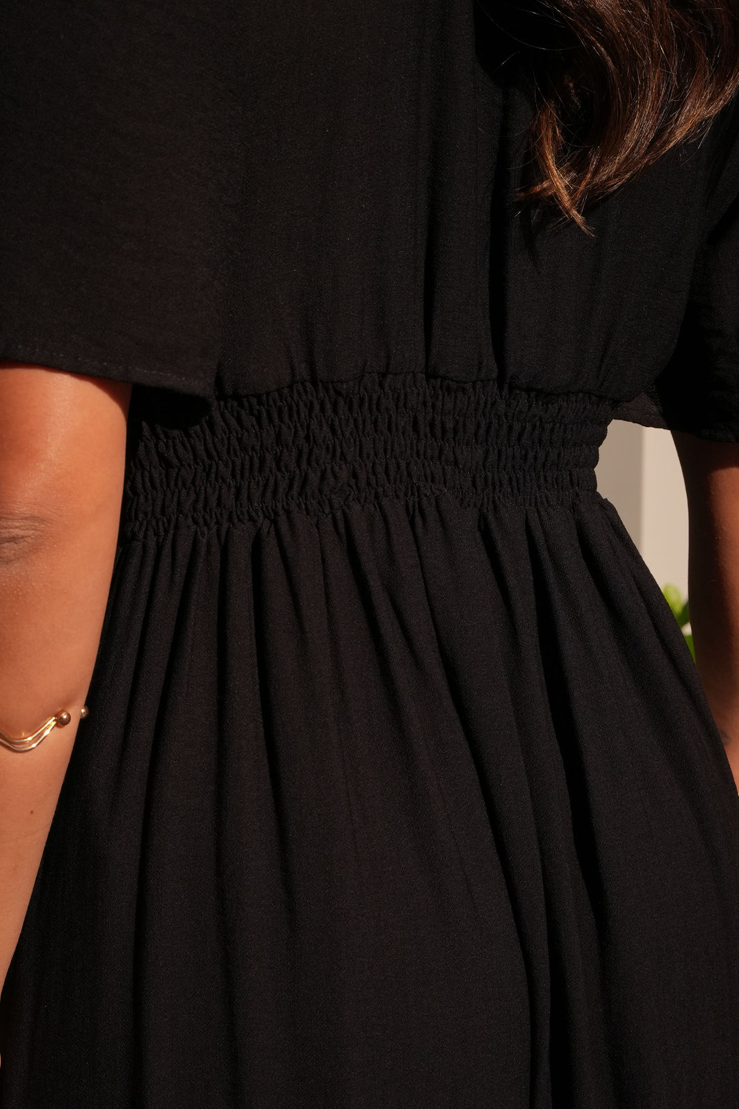 Vestido Feminino Casual Longo Serena - Preto Vestido Feminino Casual Longo Serena - Preto