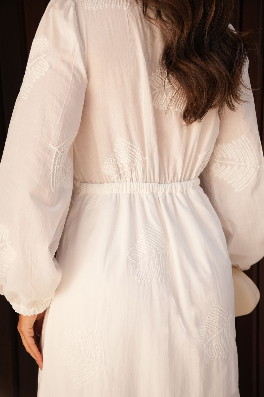 Vestido Malu - Branco Bordado de Algodão Vestido Malu - Branco Bordado de Algodão
