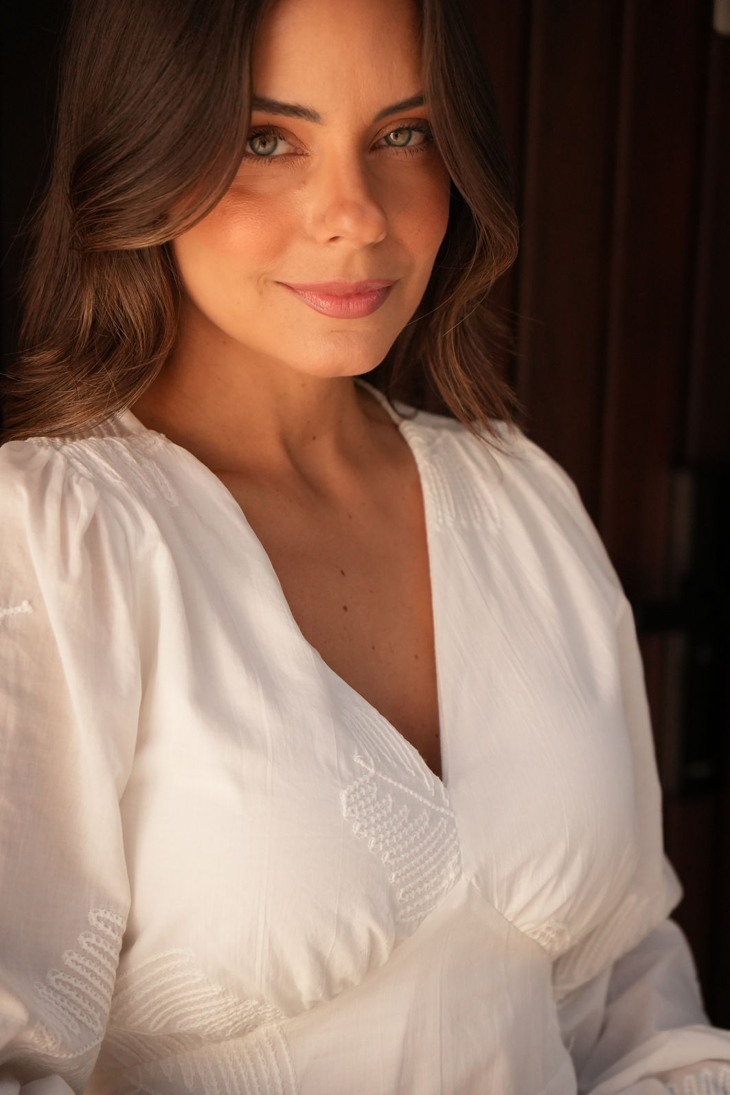 Vestido Malu - Branco Bordado de Algodão Vestido Malu - Branco Bordado de Algodão