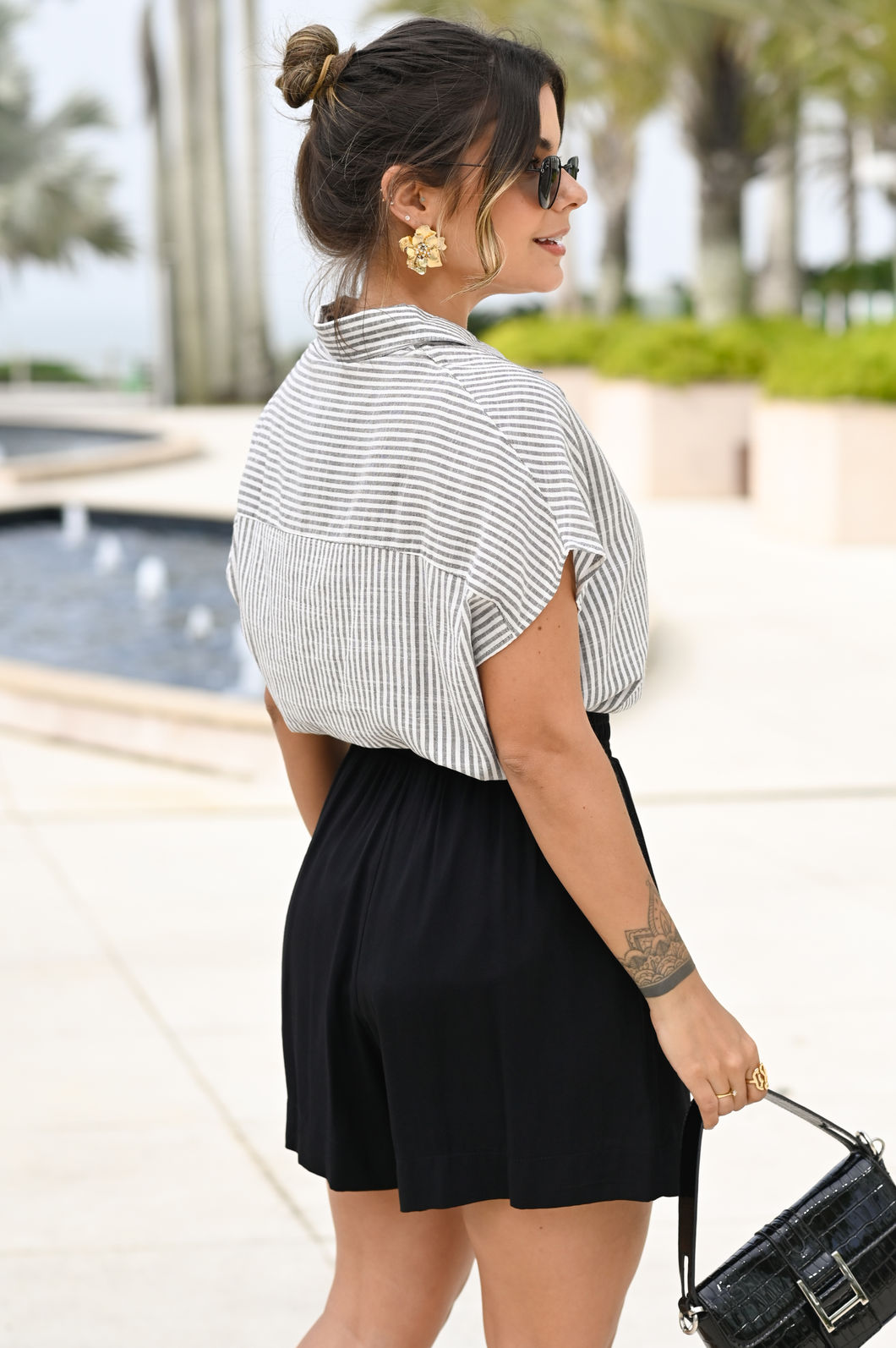 Camisa Lola - Listras Preto e Branco Camisa Lola - Listras Preto e Branco