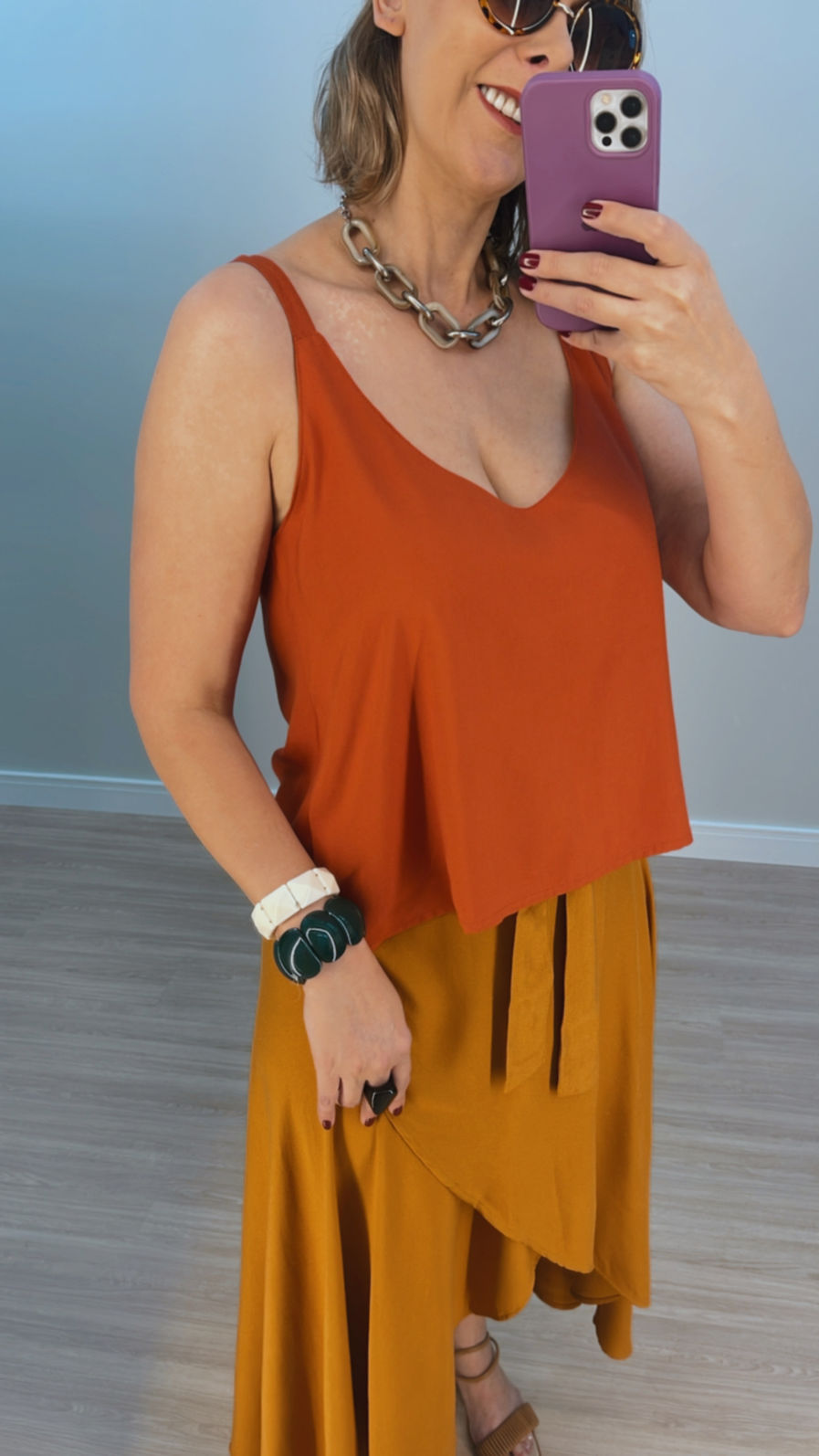 Blusa Tarcila - Argila Blusa Tarcila - Argila