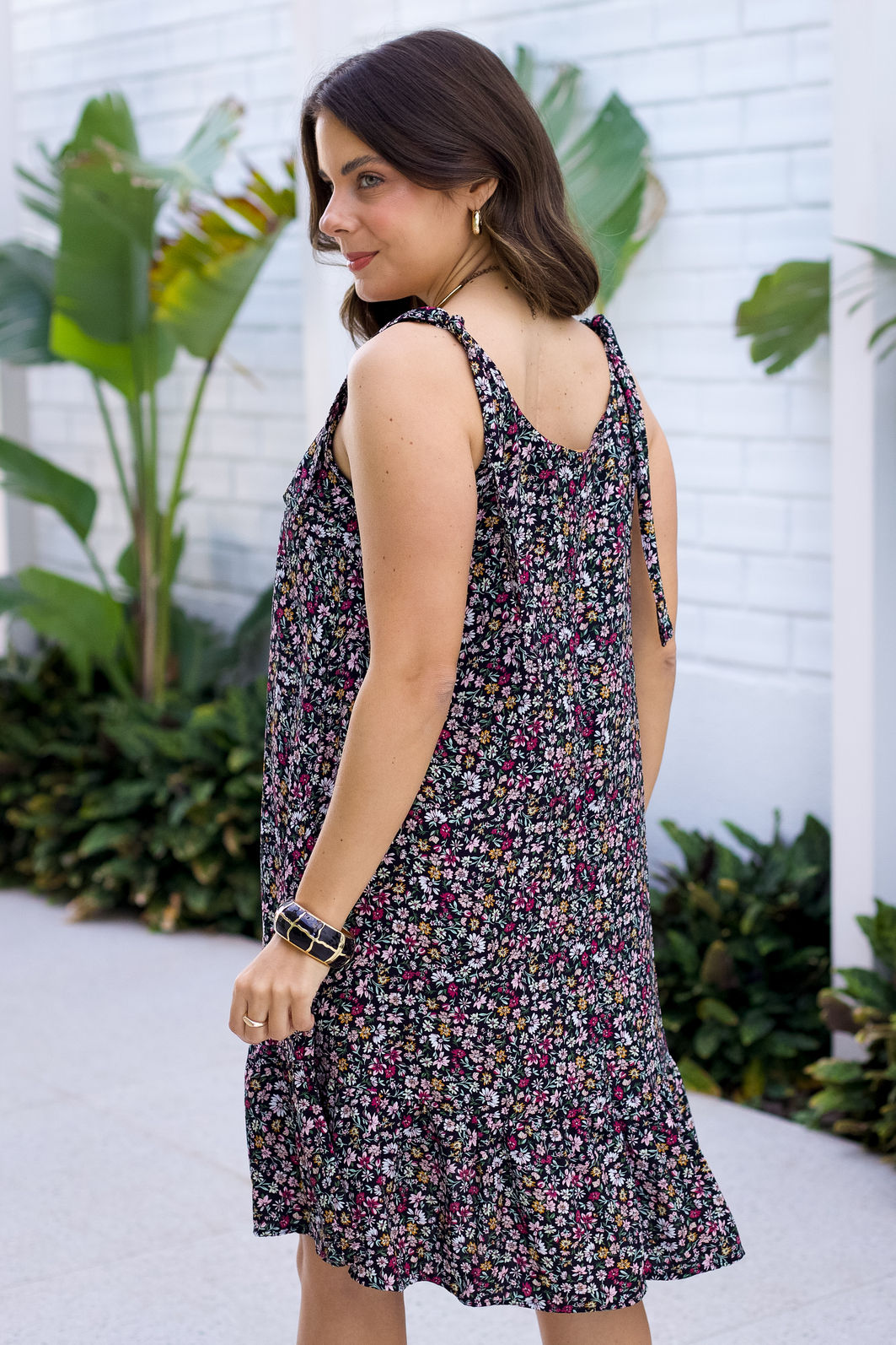 Vestido Sabrina com Amarração - Floral Liberty Vestido Sabrina com Amarração - Floral Liberty