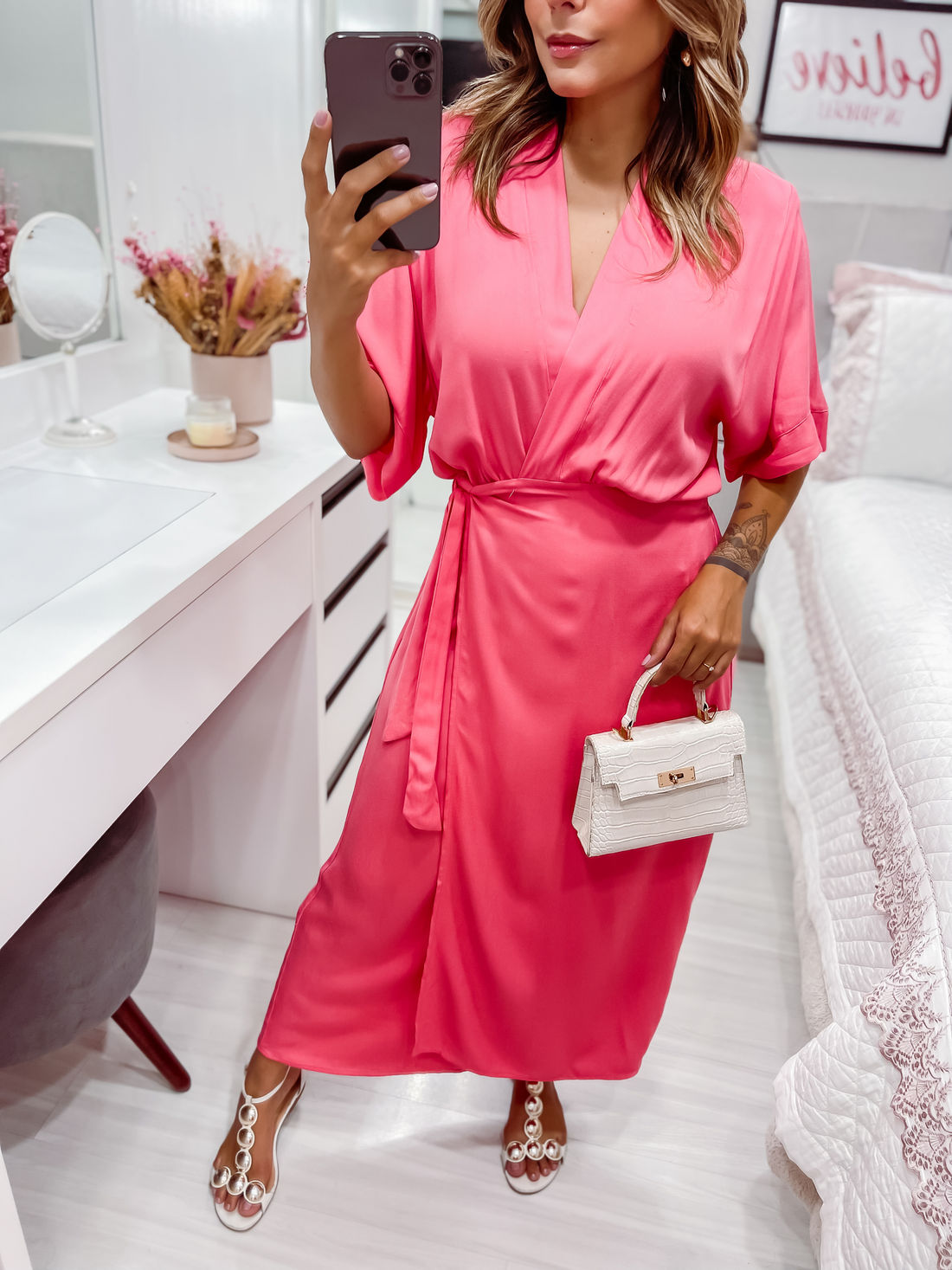 Vestido Lena - Coral Furtacor Vestido Lena - Coral Furtacor