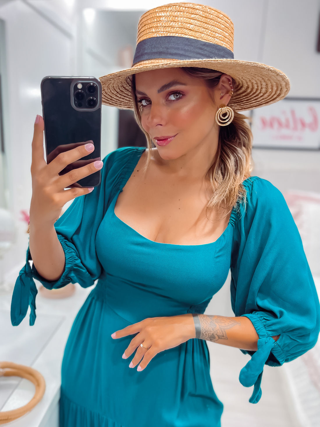 Vestido de best sale tecido brim