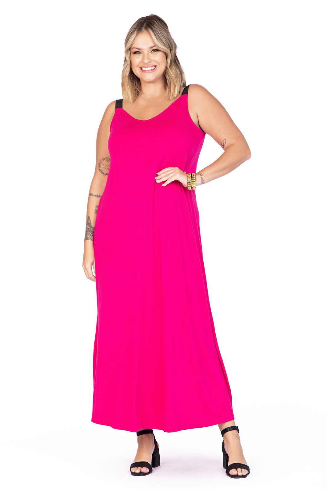 Plus size online midi casual dresses