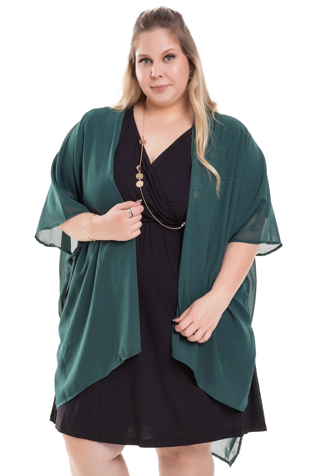 Plus size cheap kimono dress